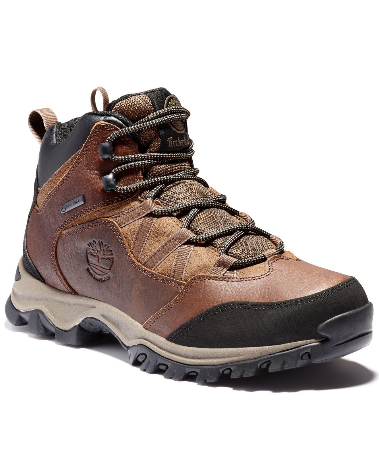 Timberland Mt. Major Mid Waterproof Hiking Boots in Brown for Men | Lyst