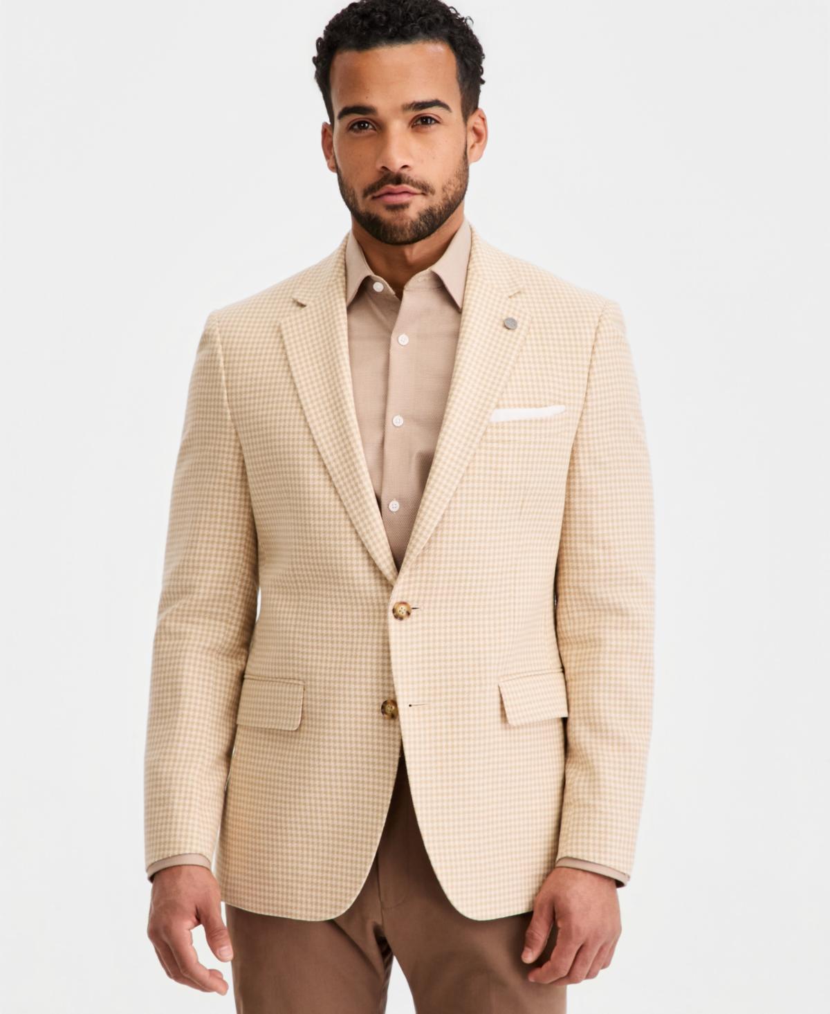 テッドベイカー　TED BAKER ジャケット　カシミヤ　グレンチェック　2 Single Breasted Two Button Notch Fully Fashioned Plaid Jacket