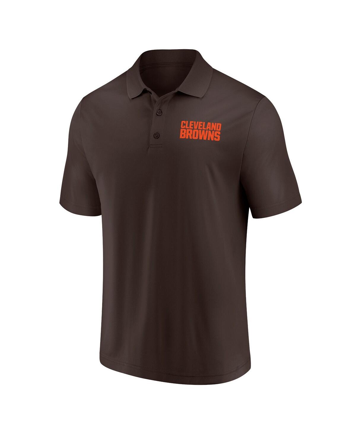 Fanatics Black white Cleveland Browns 2 pack Push Back Polo Combo for Men Lyst