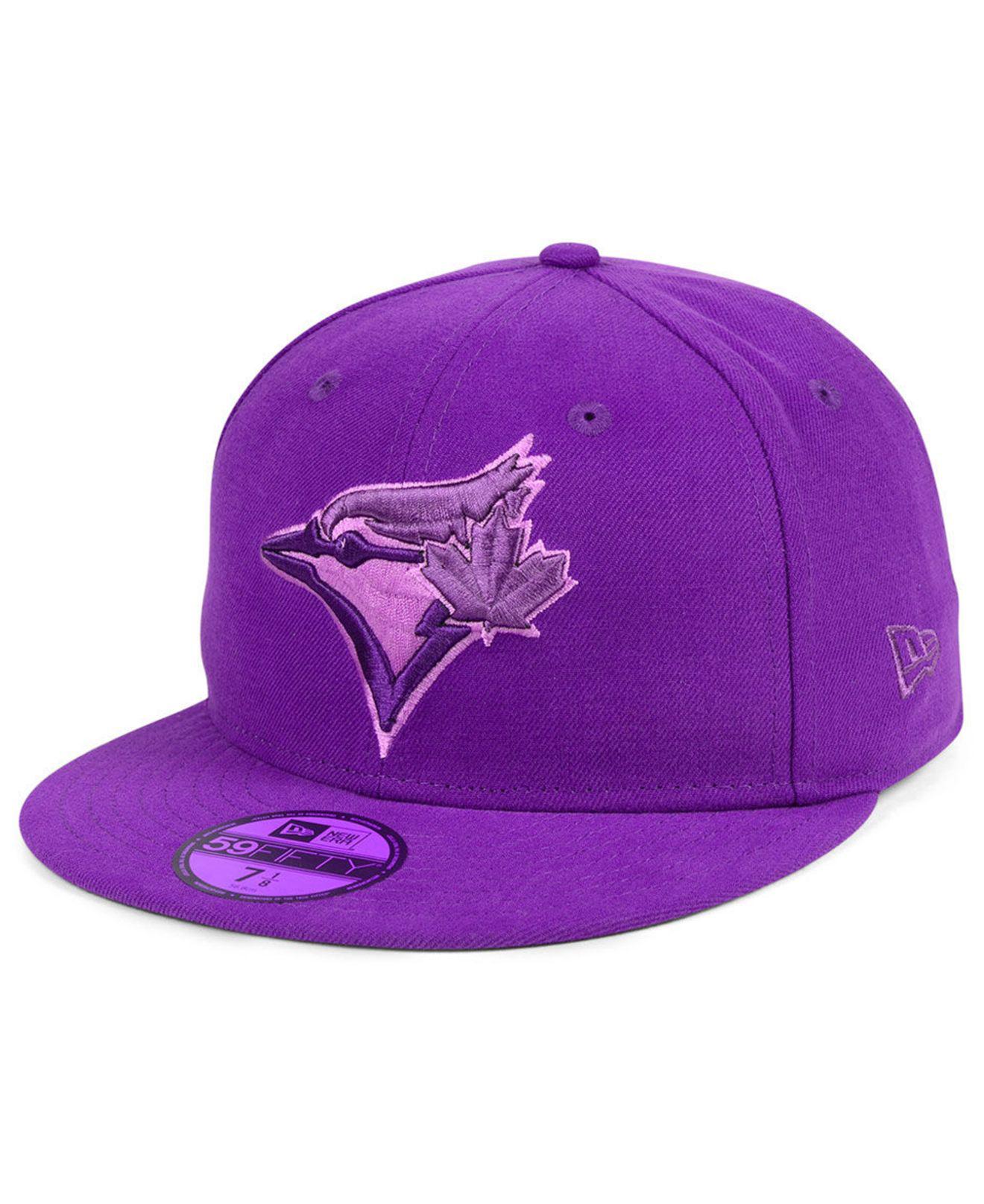 Ktz Synthetic Toronto Blue Jays Prism Color Pack 59fifty Fitted Cap In Purple For Men Lyst
