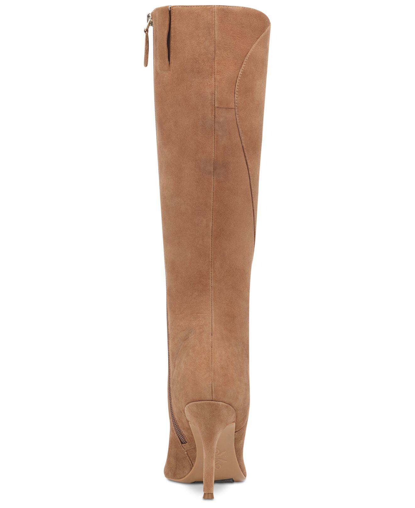 nine west suede high shaft boots