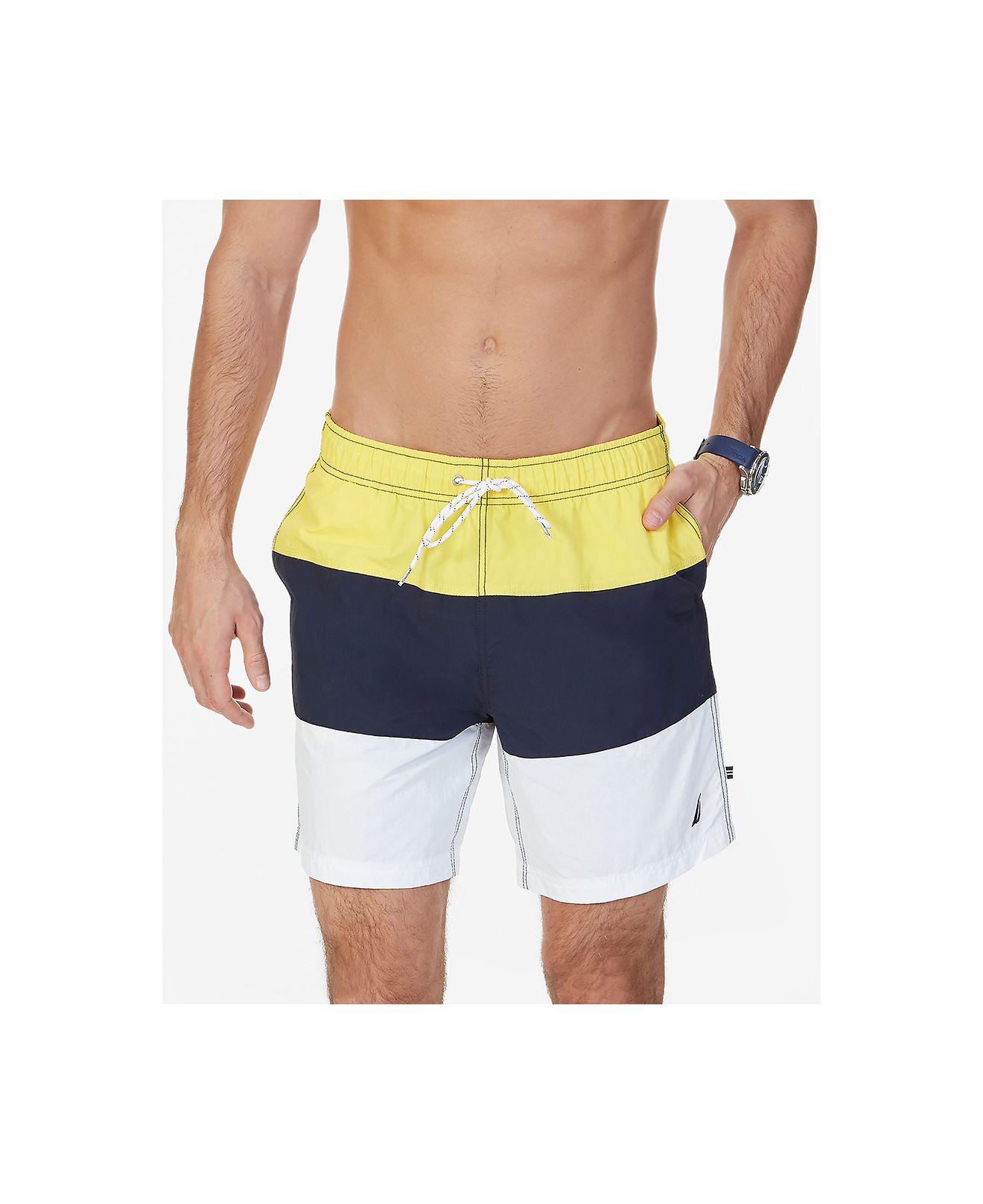 yellow nautica swim trunks