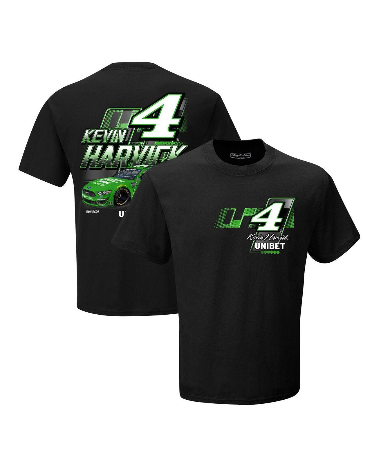 STEWART-HAAS RACING Black Kevin Harvick Unibet Graphic 2-spot T-shirt ...