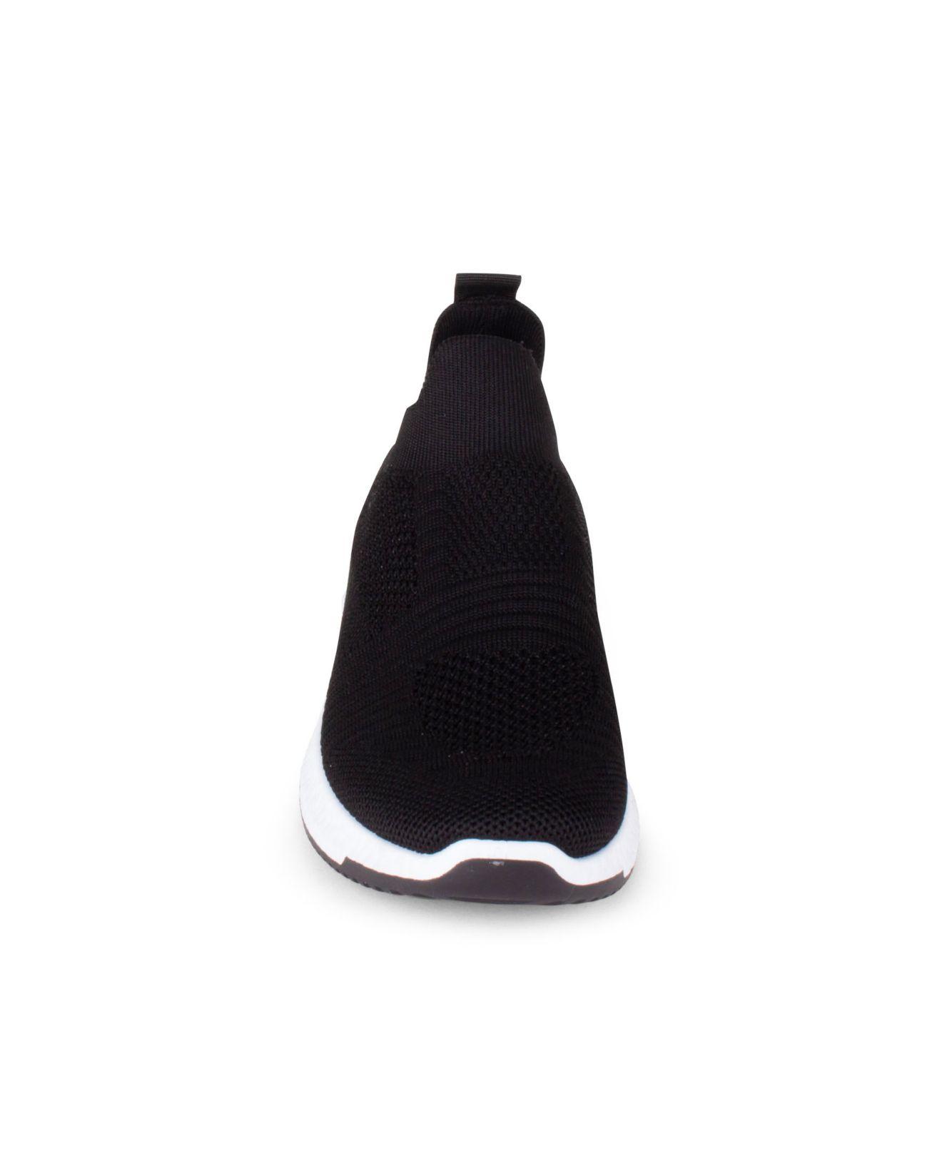 Danskin Synthetic Cheerful Slip-on Sneaker in Black | Lyst