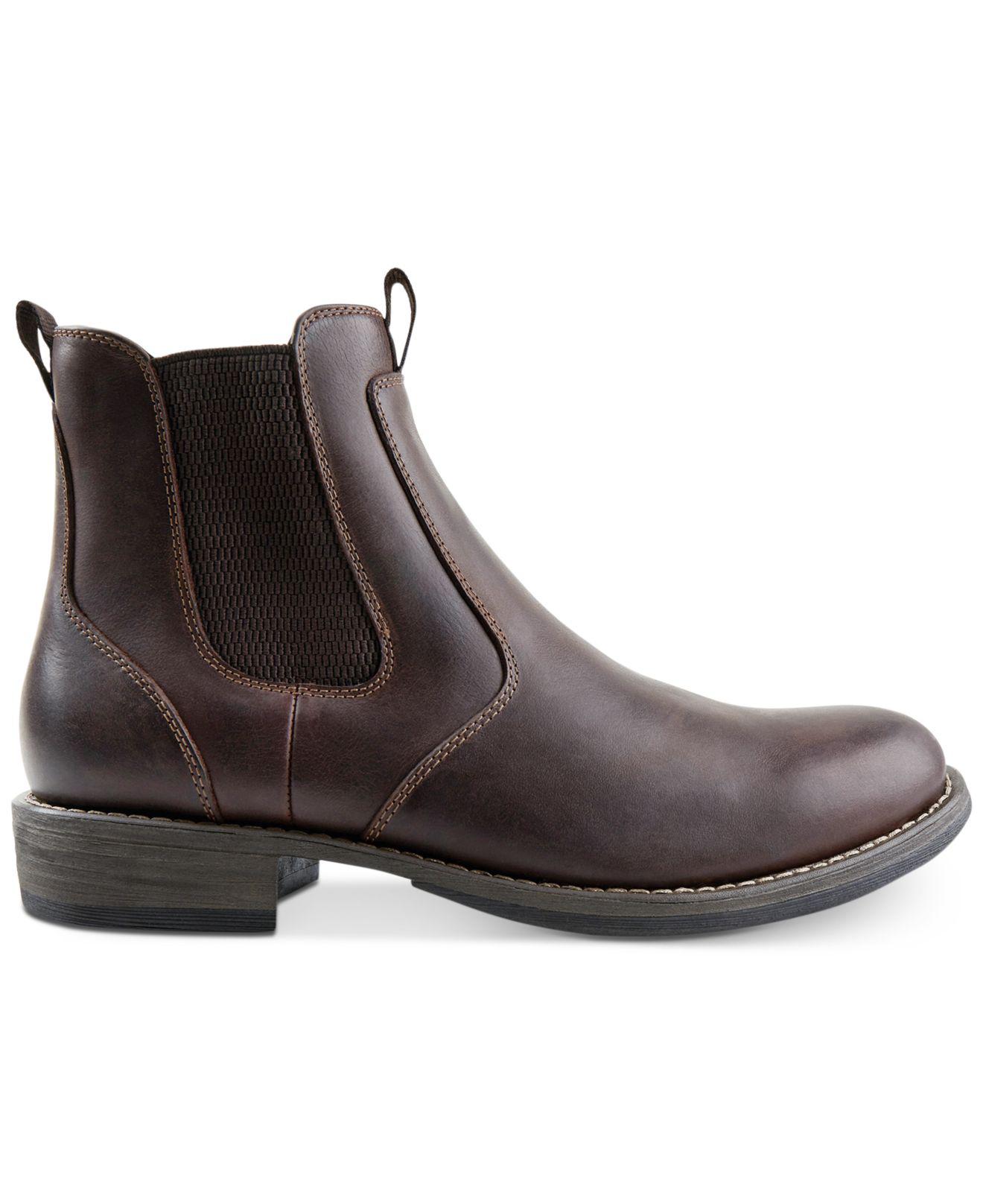 eastland's chocolate chelsea boots