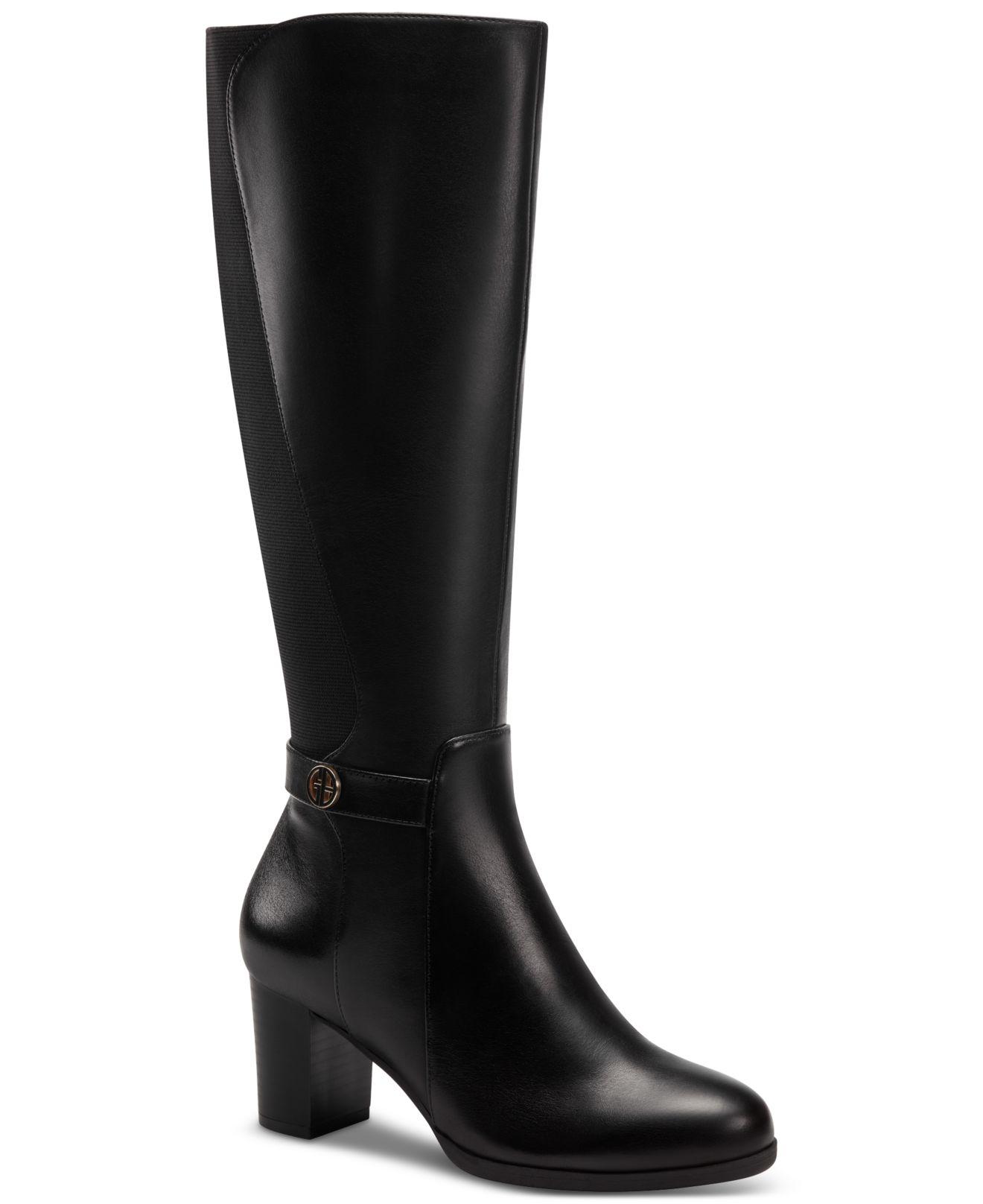 Giani Bernini Mia Riding Boots, Created For Macy's in Black | Lyst