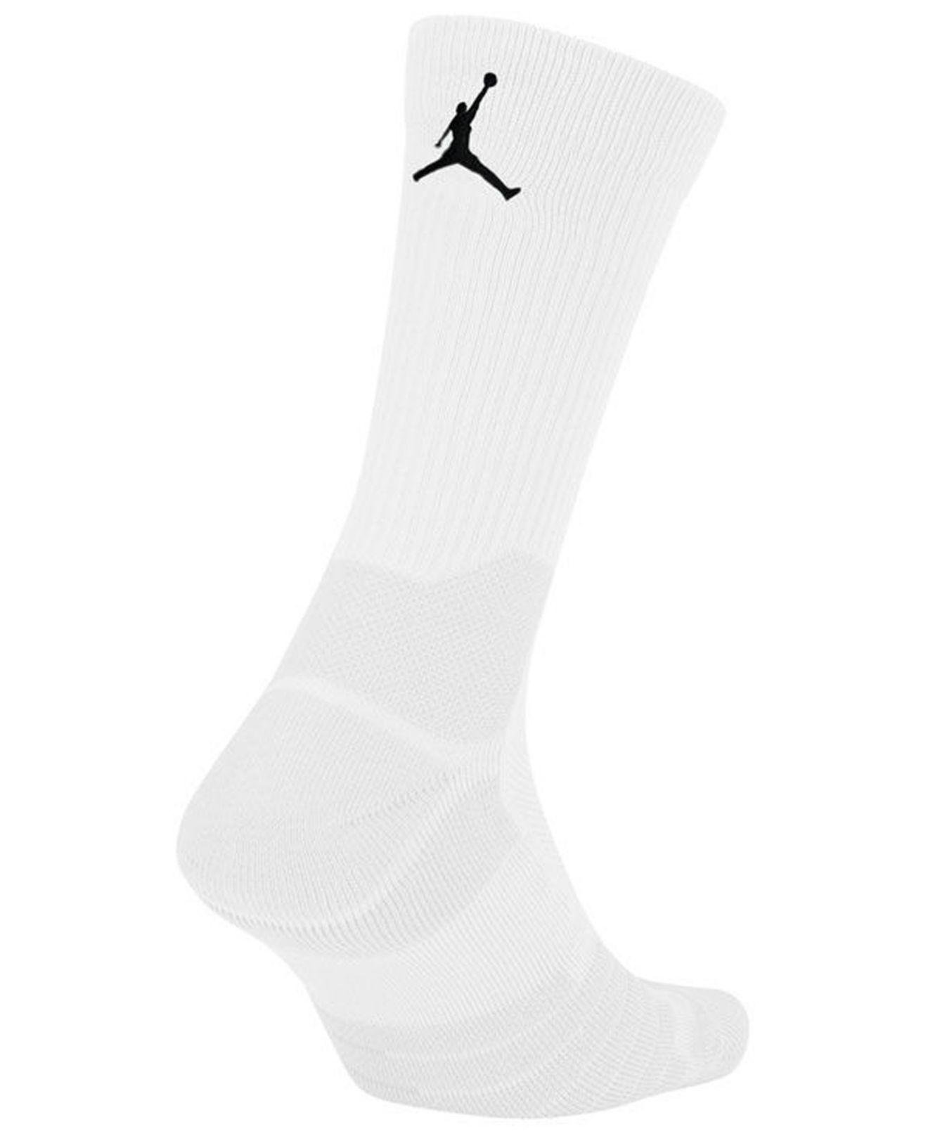 Nike Synthetic Nba All Star Elite Quick Jordan Crew Socks in White ...