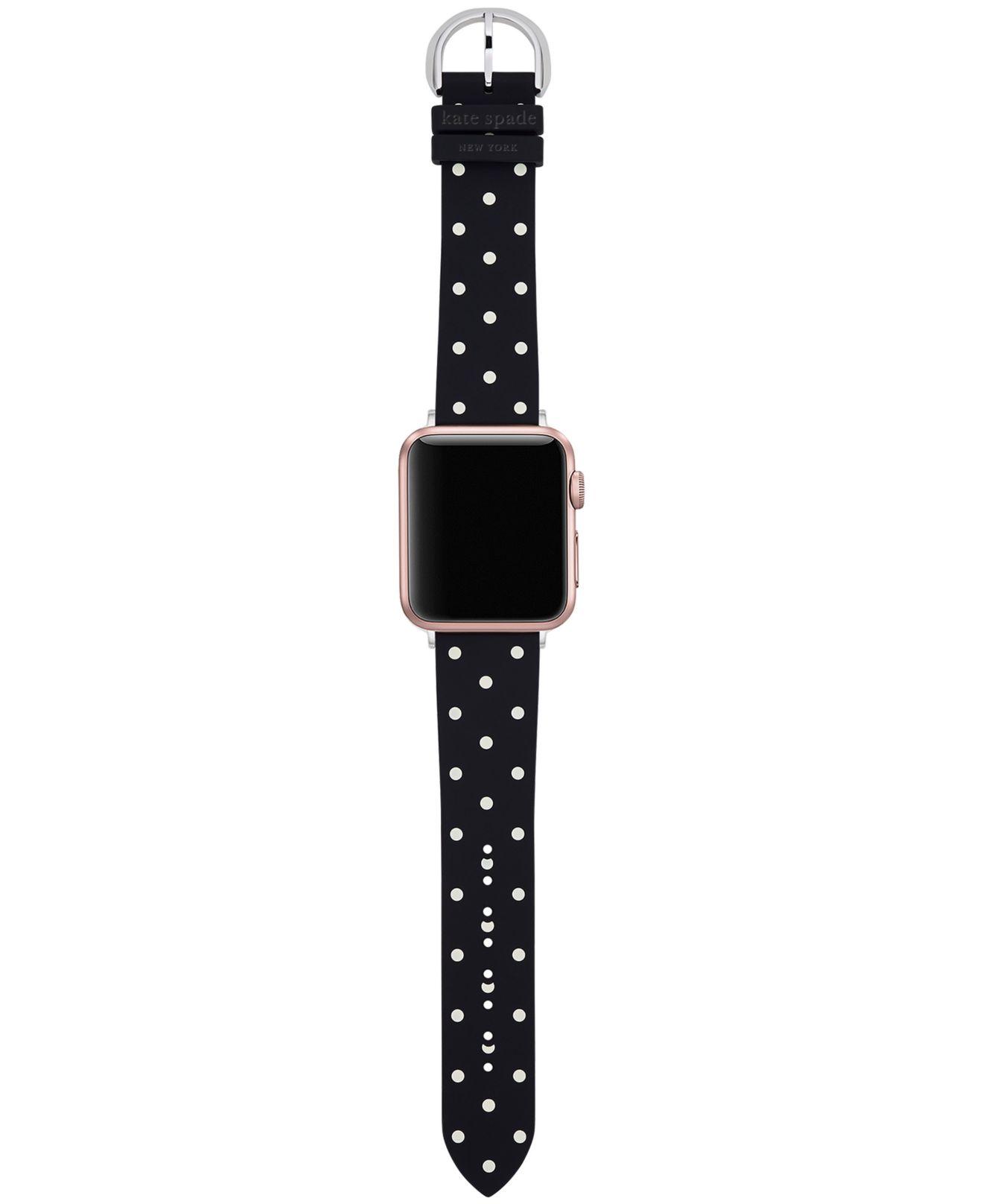★大人気★KATE SPADE POLKA DOT-PRINT SILICONE APPLE WATCH Amazon.com: Kate Spade New York Silicone Band for 38/40/41mm