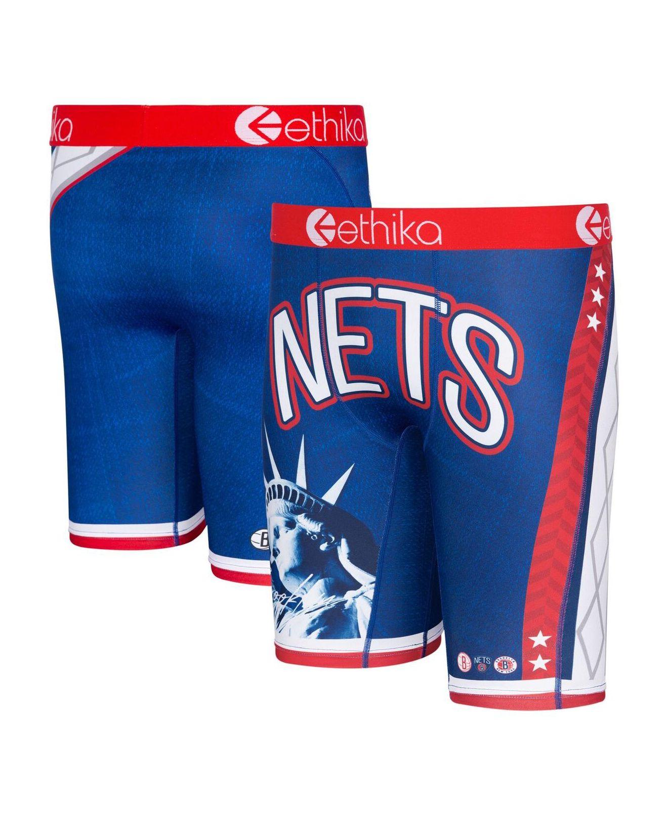 Ethika Navy Brooklyn Nets 2021/22 City Edition Boxer Briefs in Blue for
