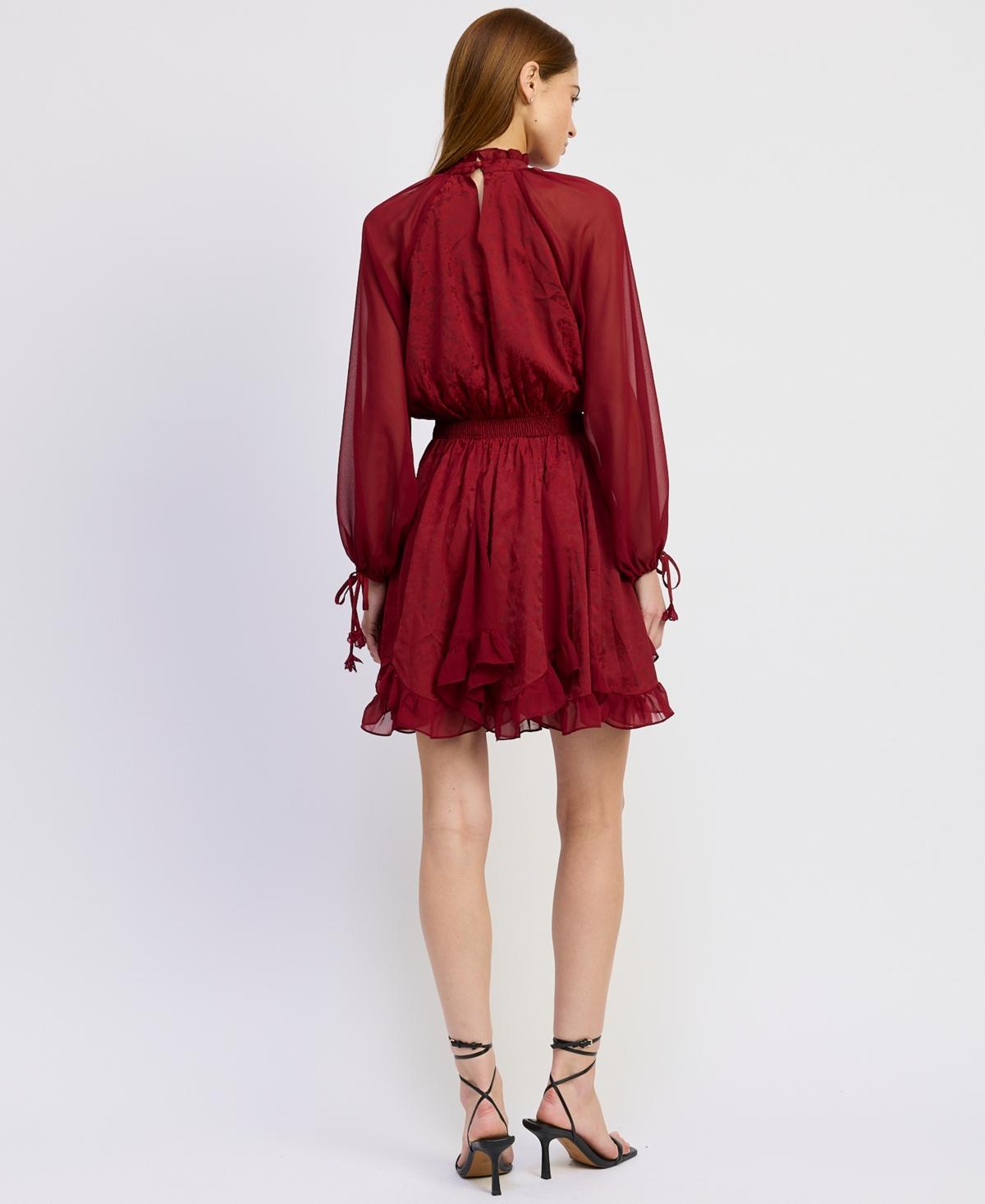 chinese dress ladies Camielle Brown Maxi Dress