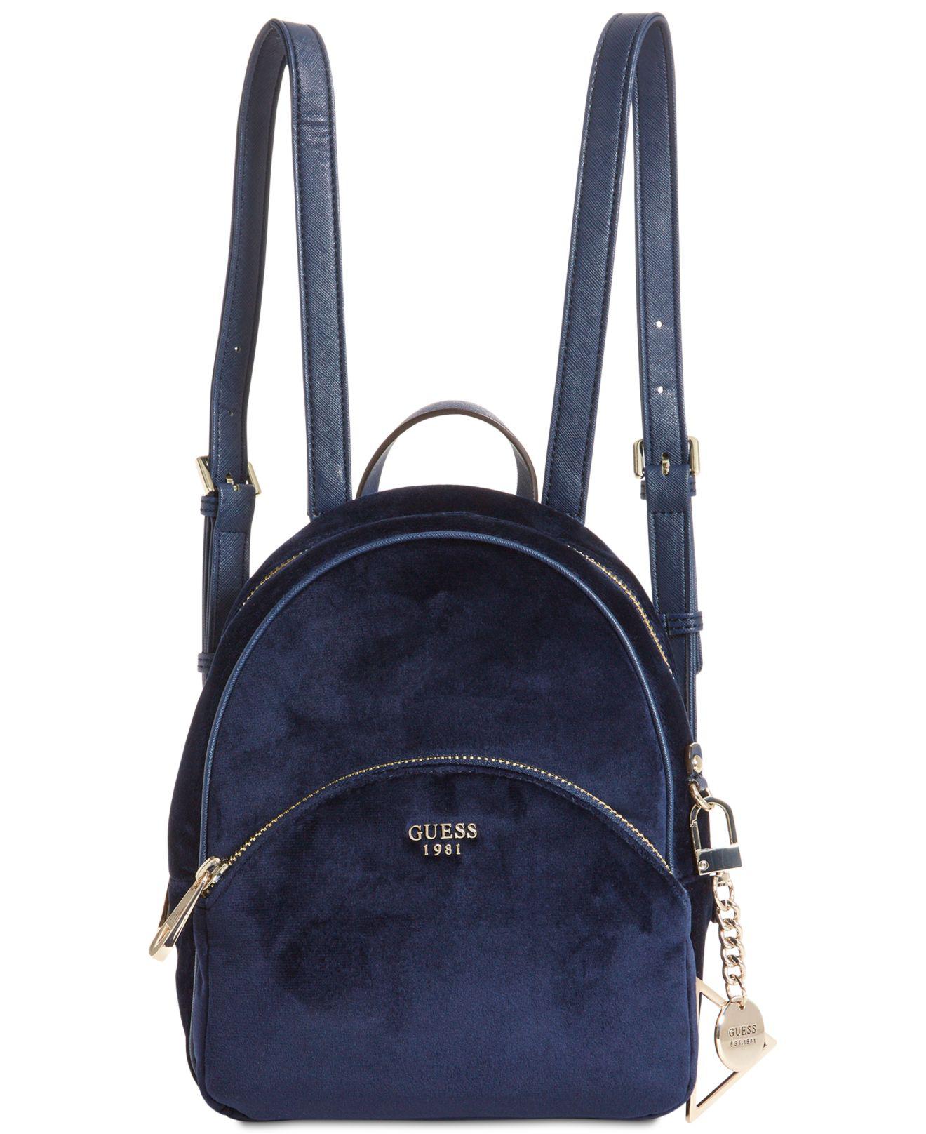 Guess Bradyn Small Backpack in Navy (Blue) | Lyst