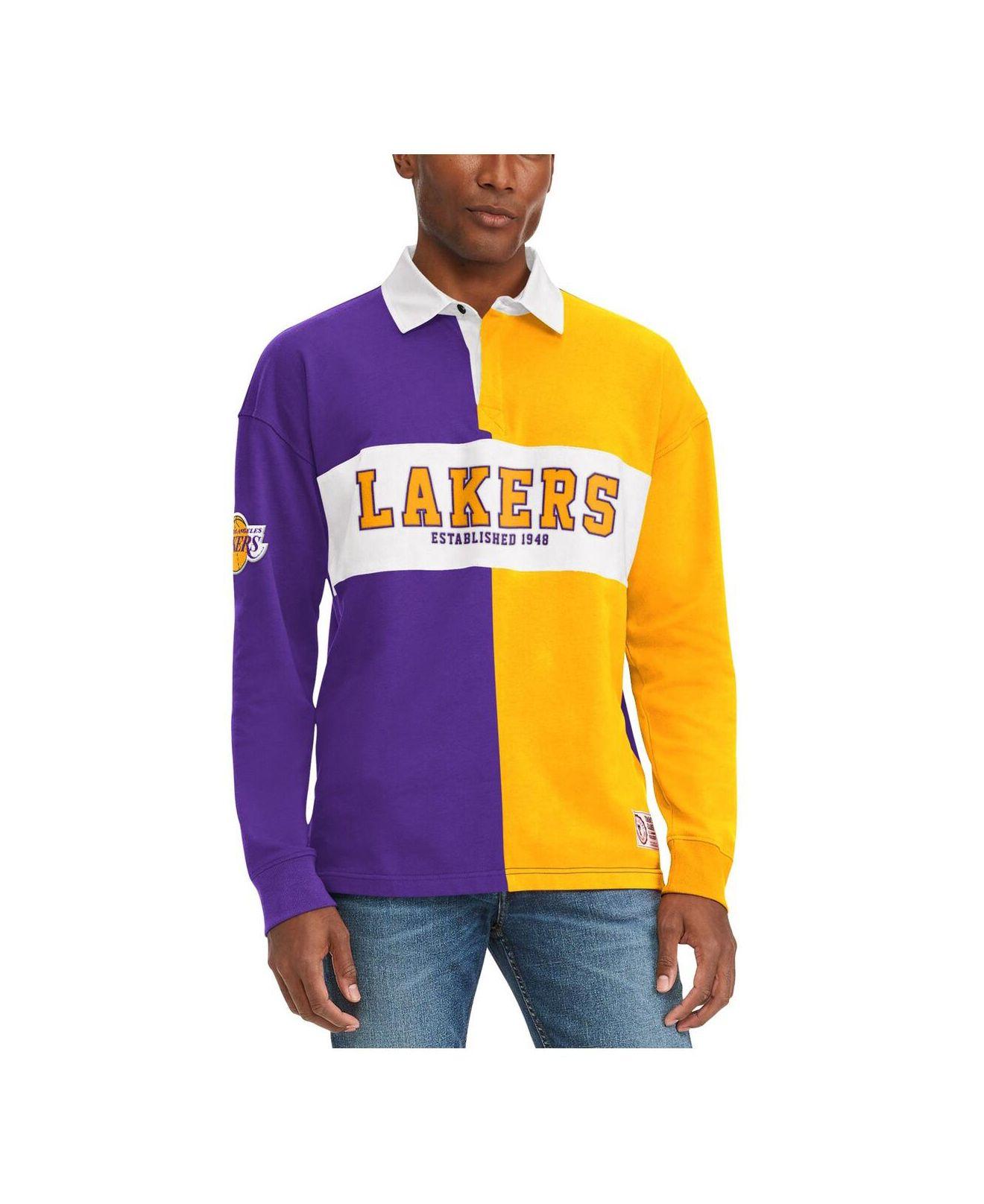 Tommy Hilfiger Purple, Gold Los Angeles Lakers Ronnie Rugby Long Sleeve  T-shirt in Blue for Men | Lyst