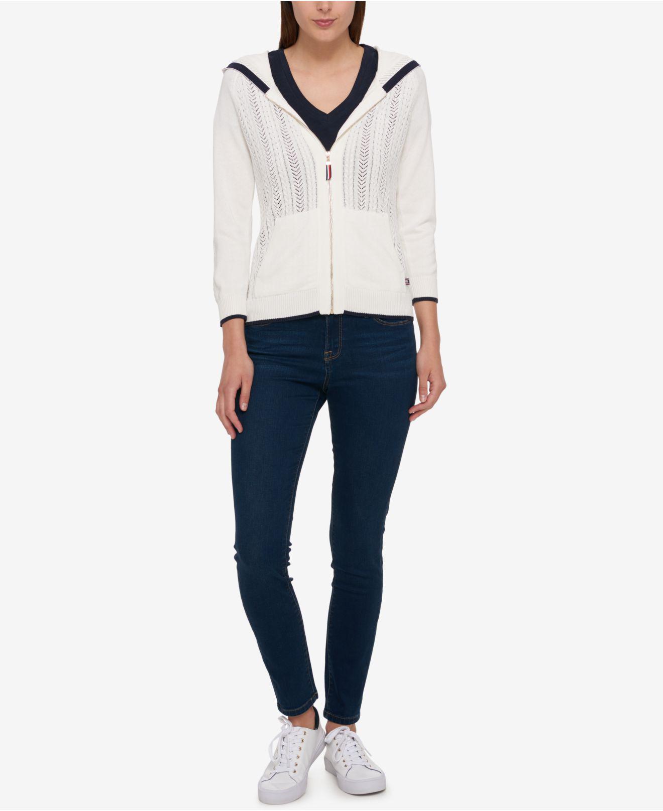 tommy hilfiger hooded cardigans