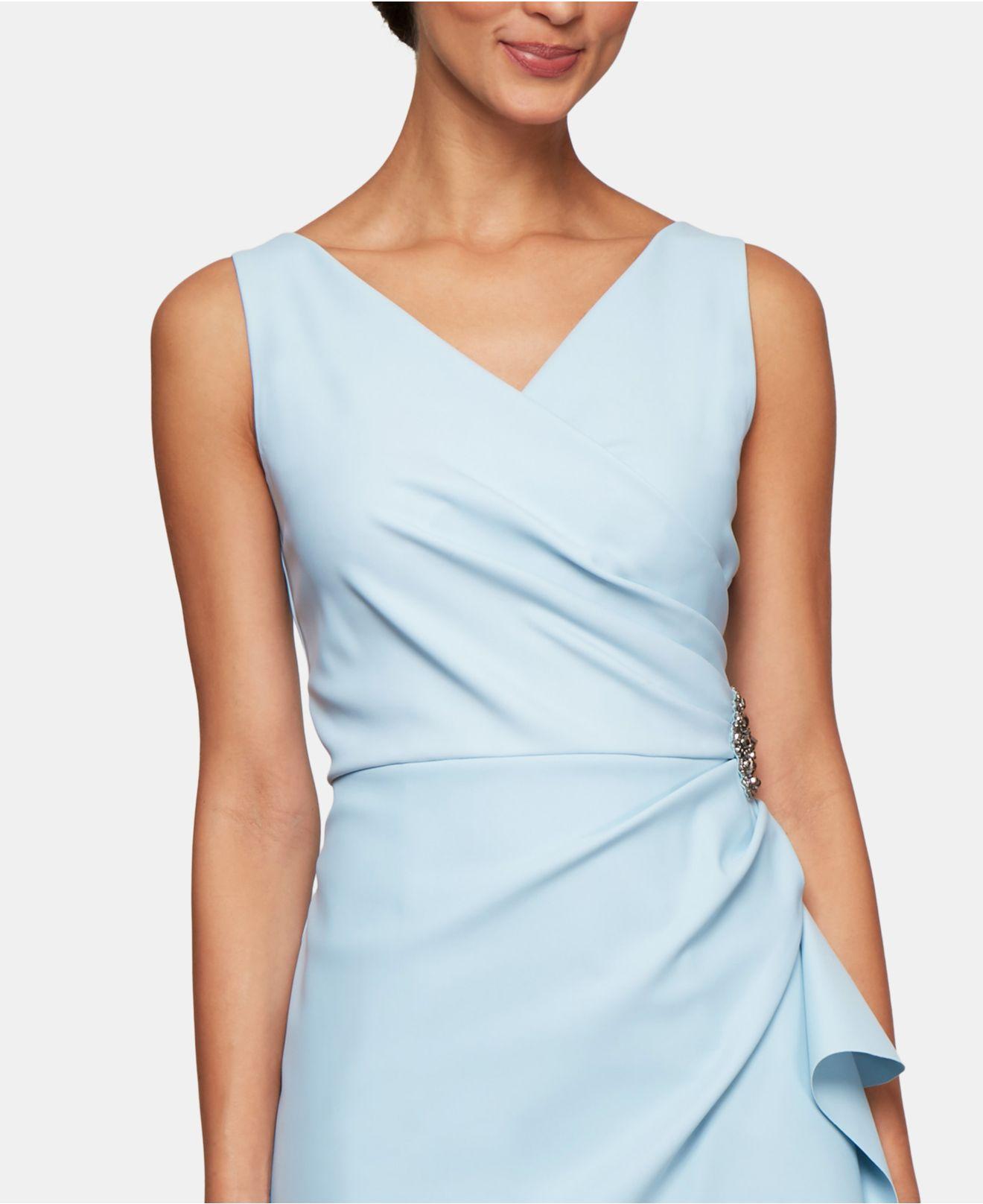 Alex Evenings Side Ruched Dress in 