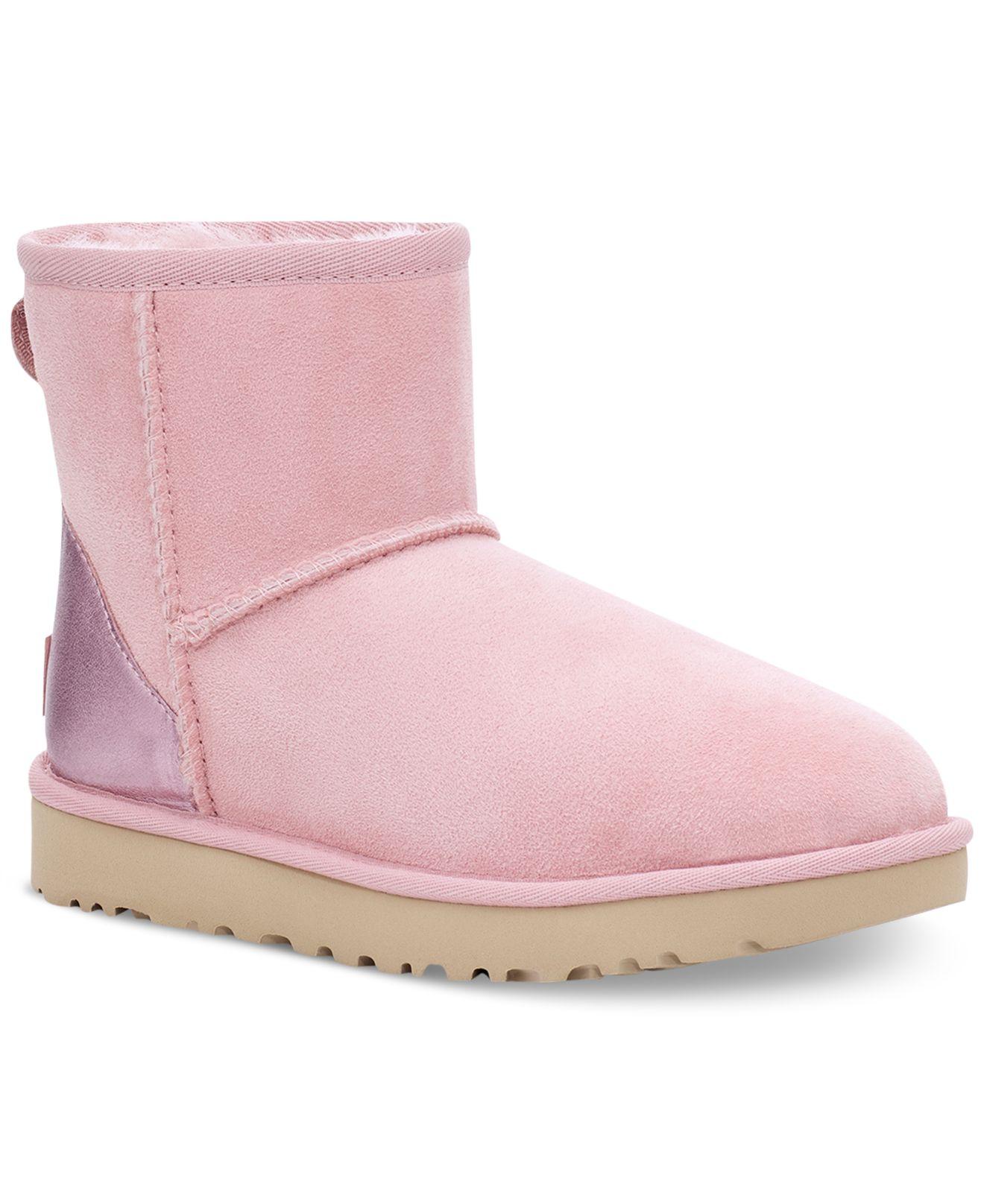 ugg boots rosa metallic