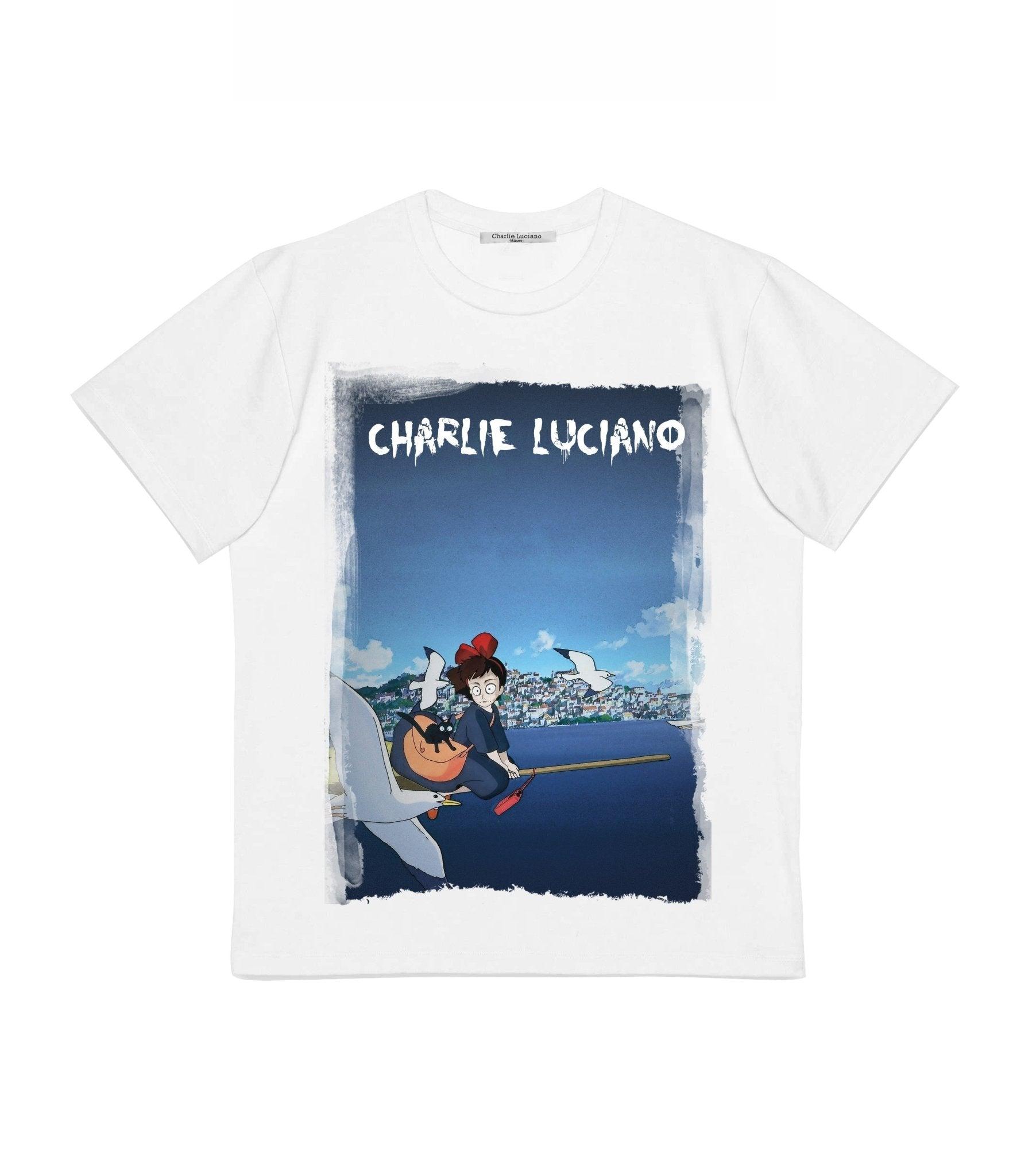CHARLIE LUCIANO 'kiki' T-shirt in White | Lyst