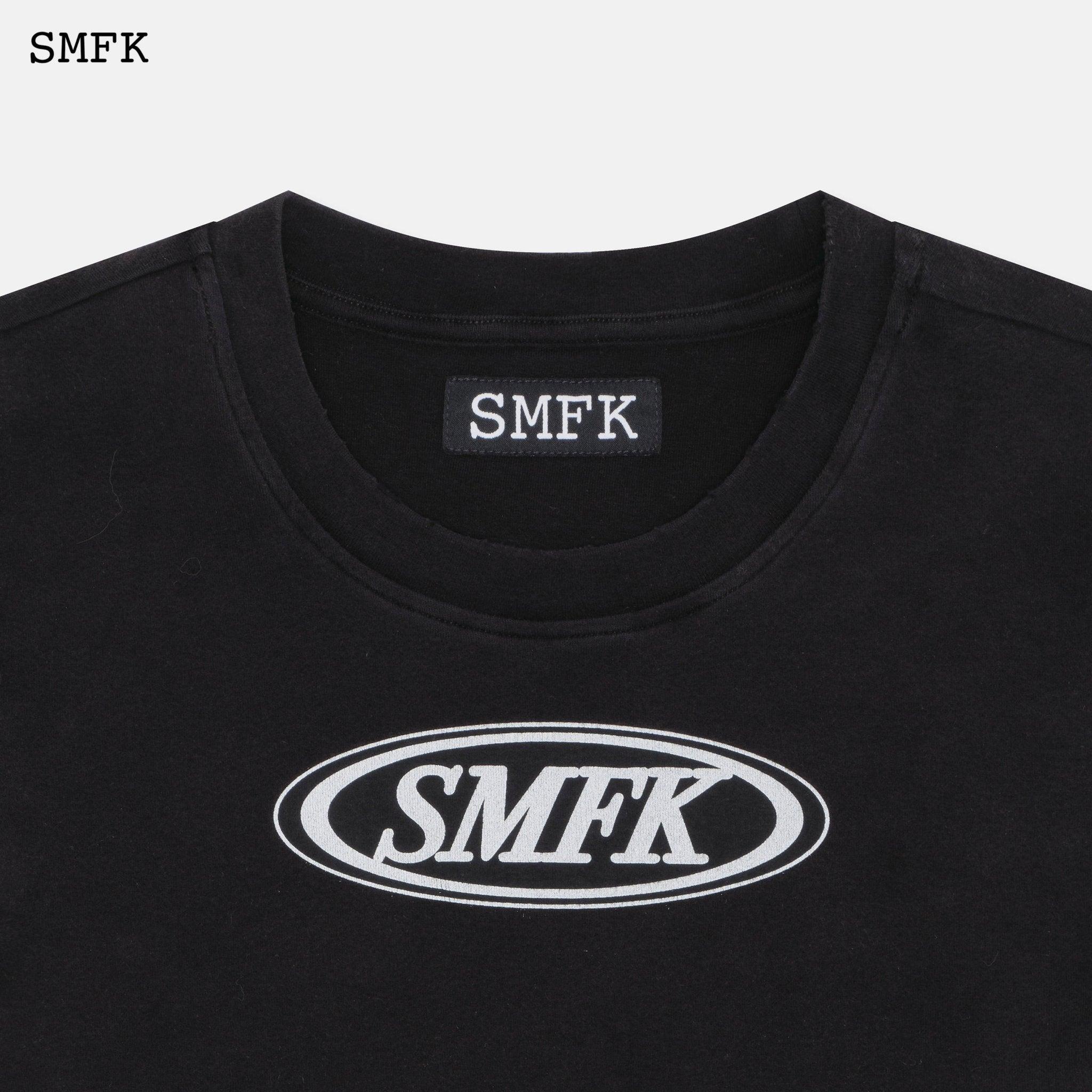 SMFK Black Branding Oversized Tee