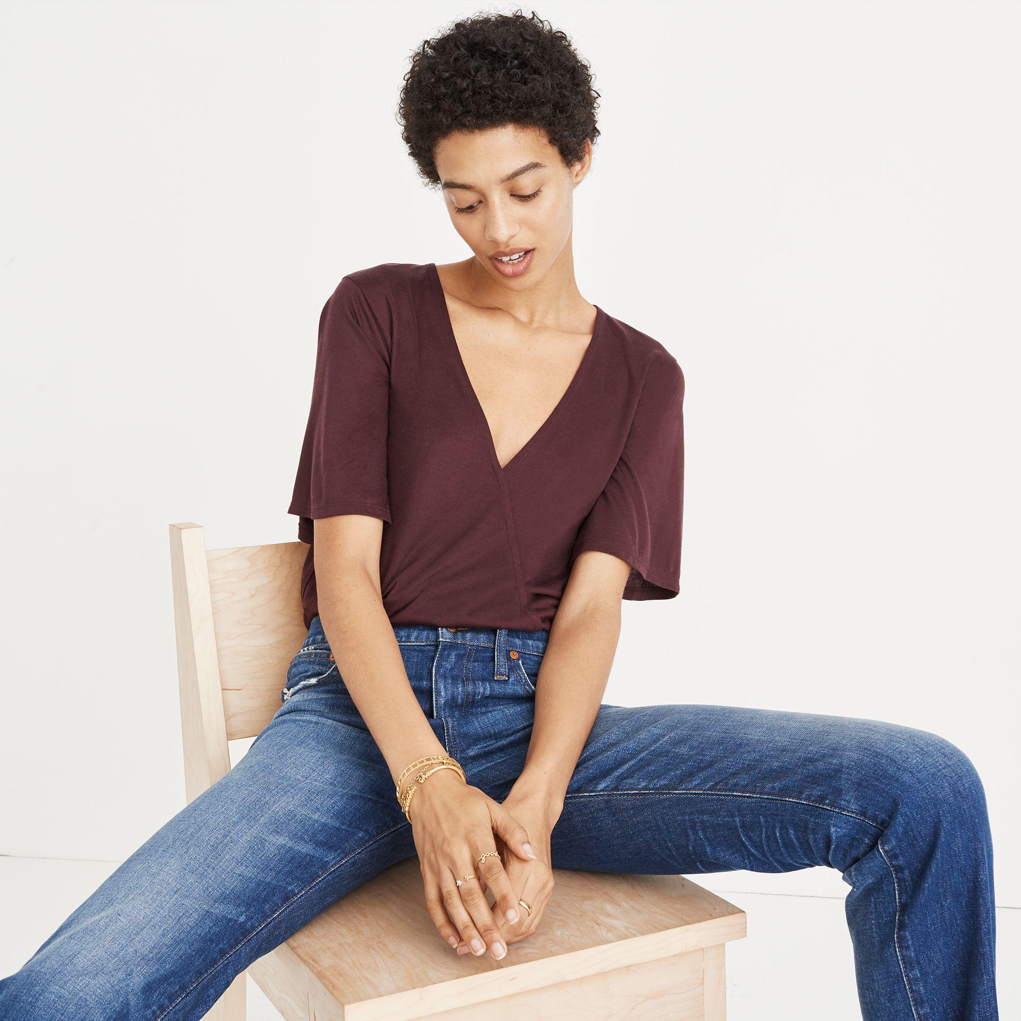 madewell wrap bodysuit