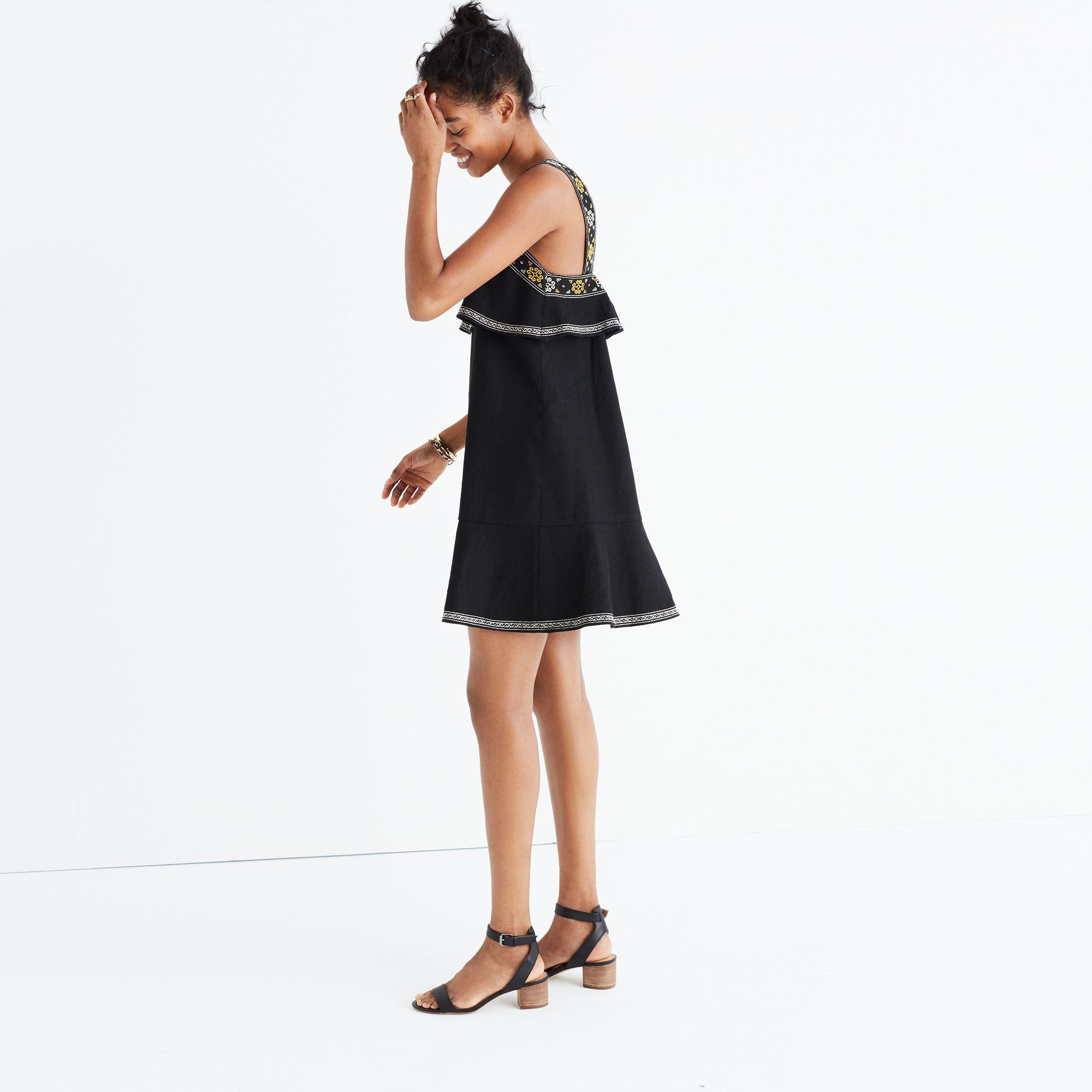 madewell black dress