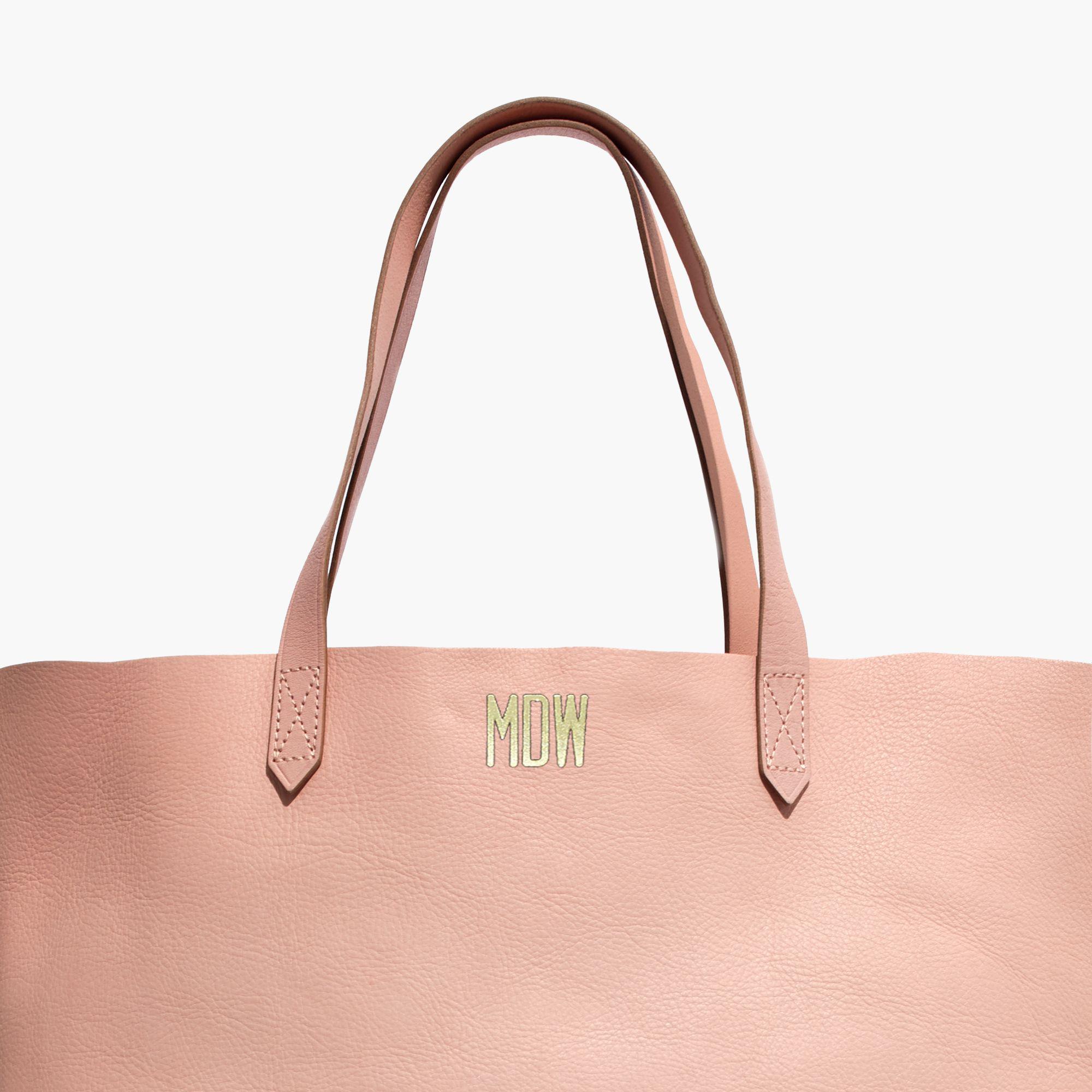madewell sheer pink tote