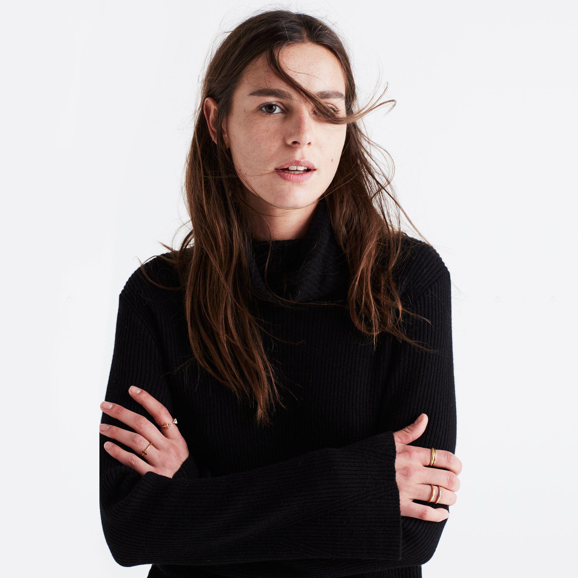 madewell black turtleneck