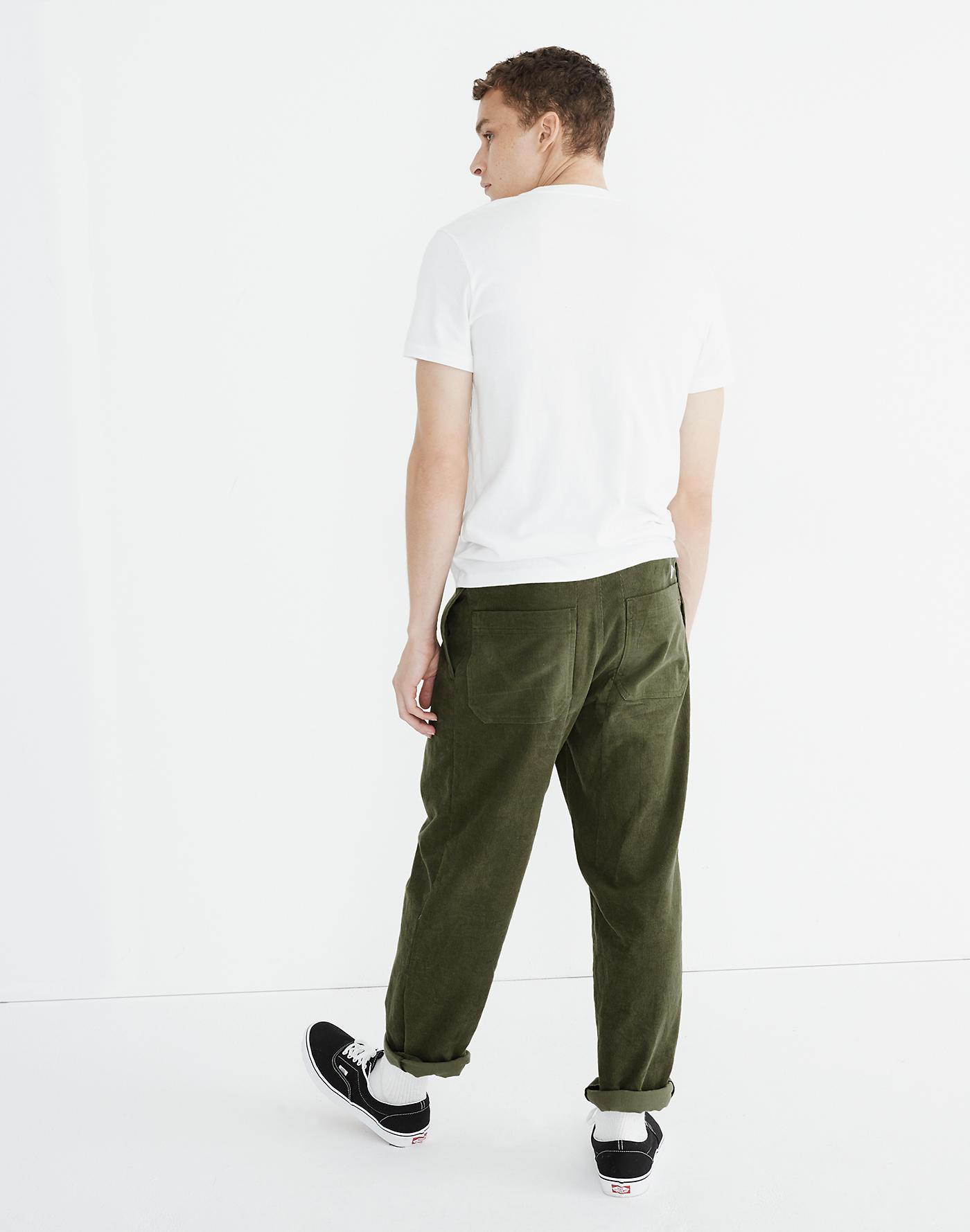 Madewell Battenwear® Corduroy Active Lazy Pants in Olive (Green) for ...