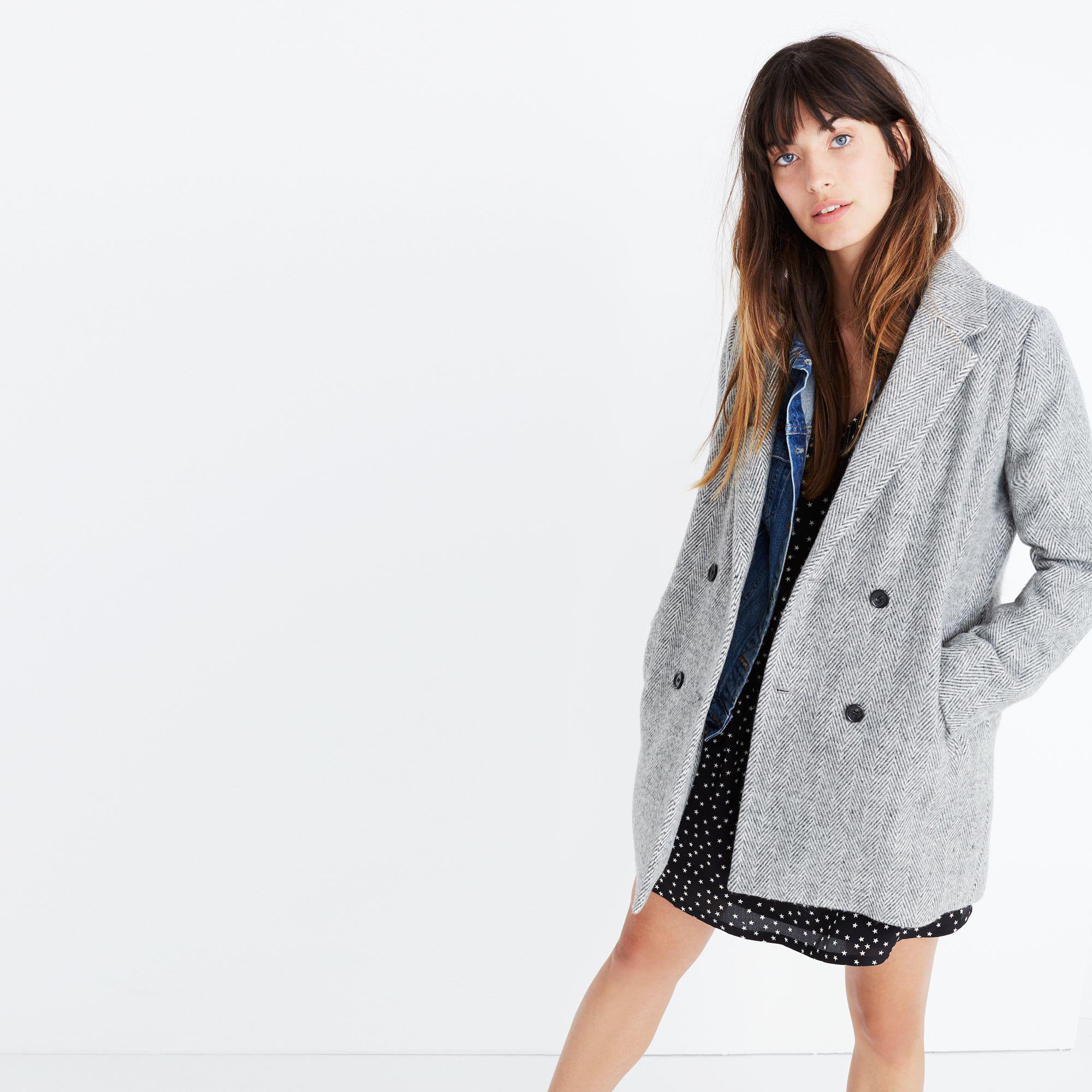 madewell herringbone coat