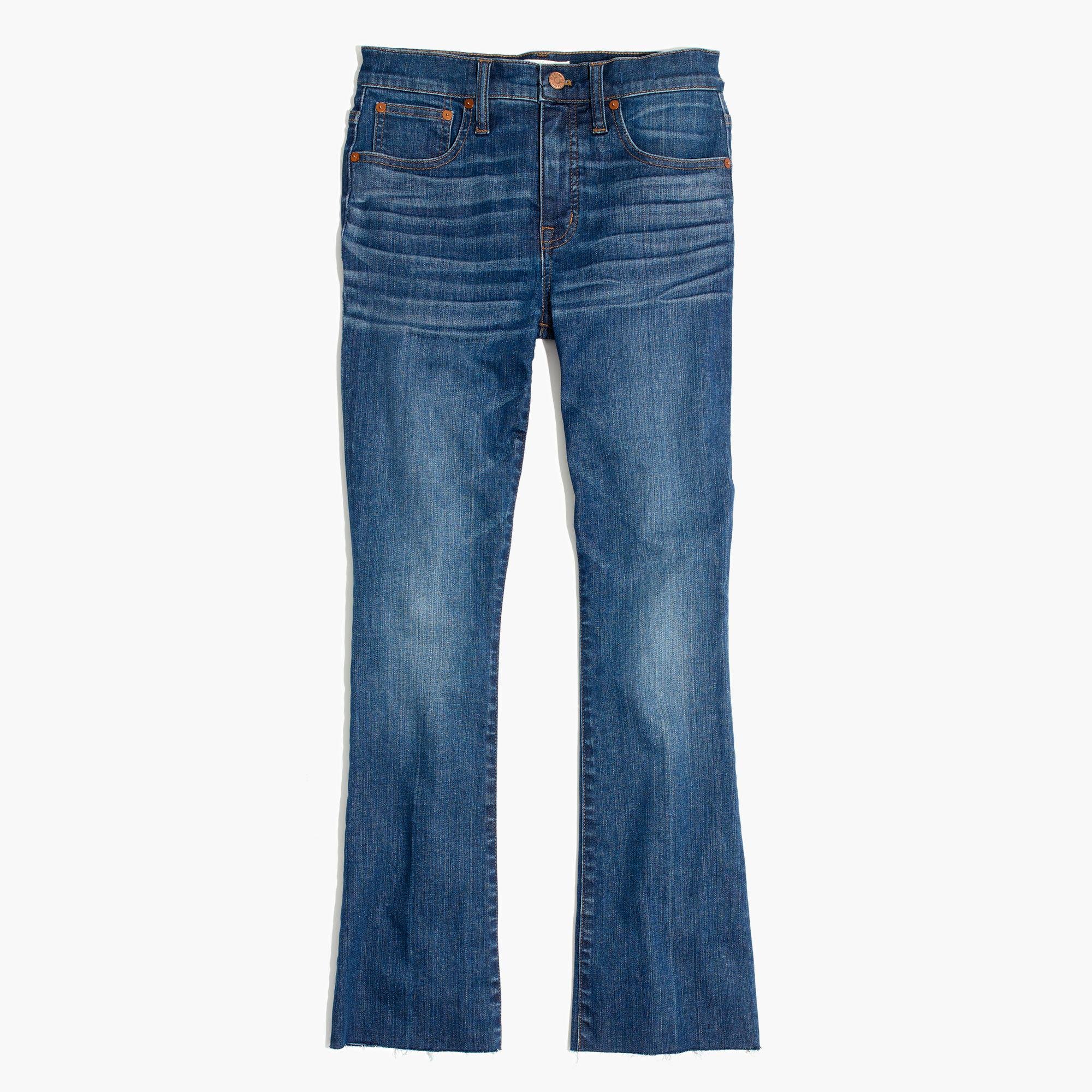 Madewell Denim Cali Demi-boot Jeans: Raw-hem Edition in Blue - Lyst