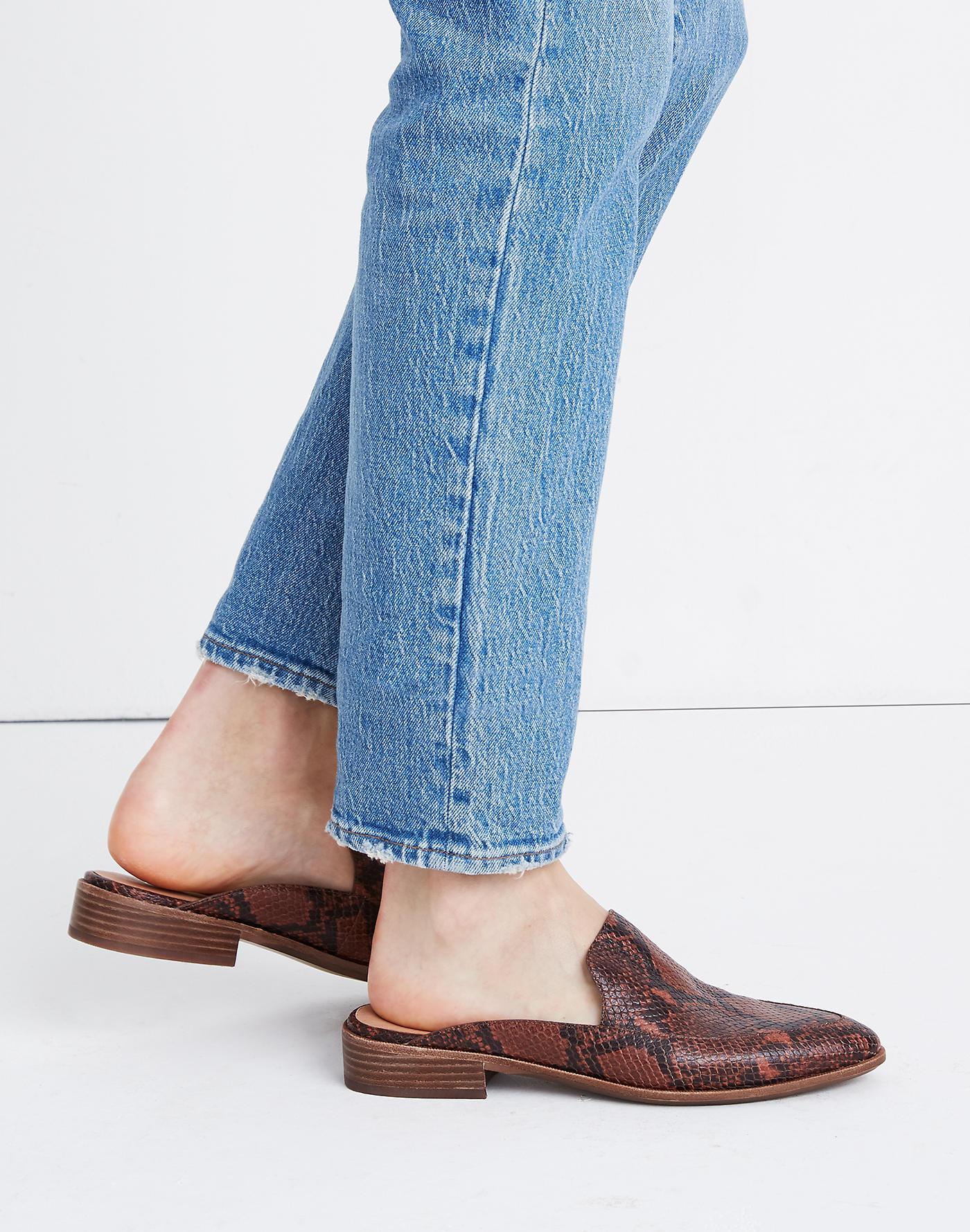 The frances loafer mule in leather Clearance
