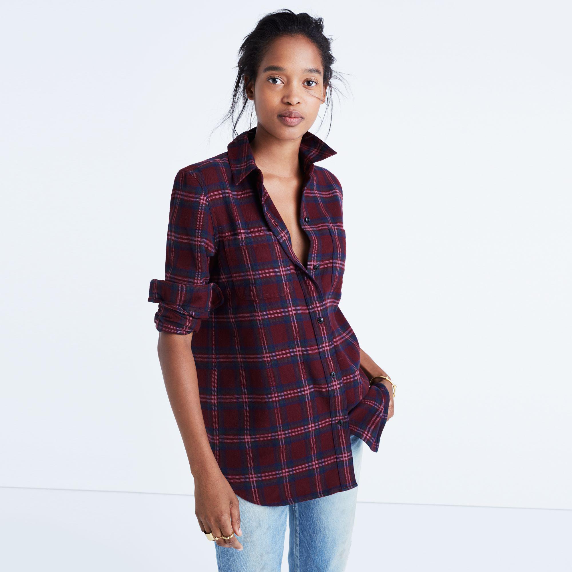 Madewell Flannel Classic Ex-boyfriend 