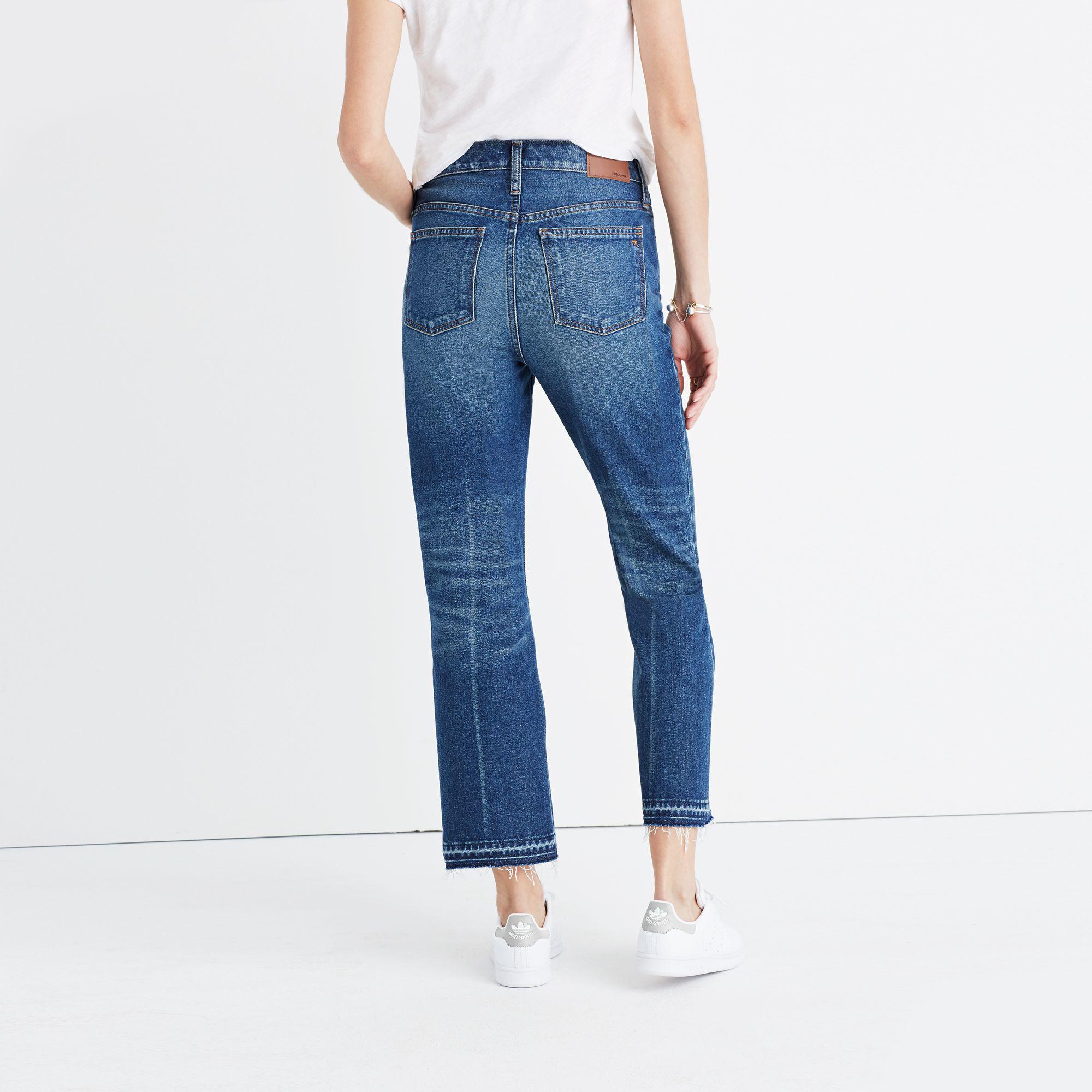 Madewell Retro Crop Bootcut Jeans In Callahan Wash in Blue Lyst