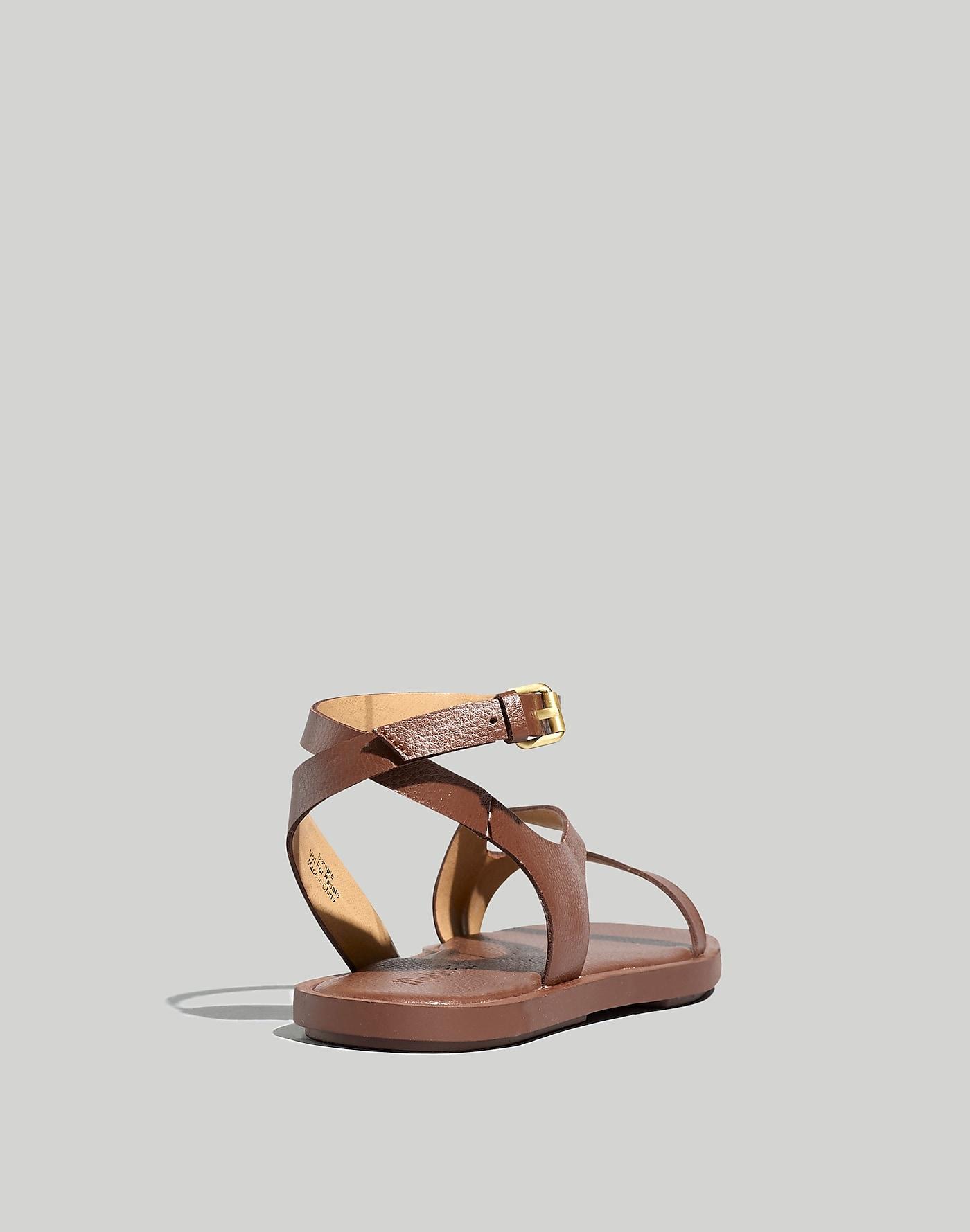 MW The Mabel Asymmetric strap Sandal in Brown Lyst UK