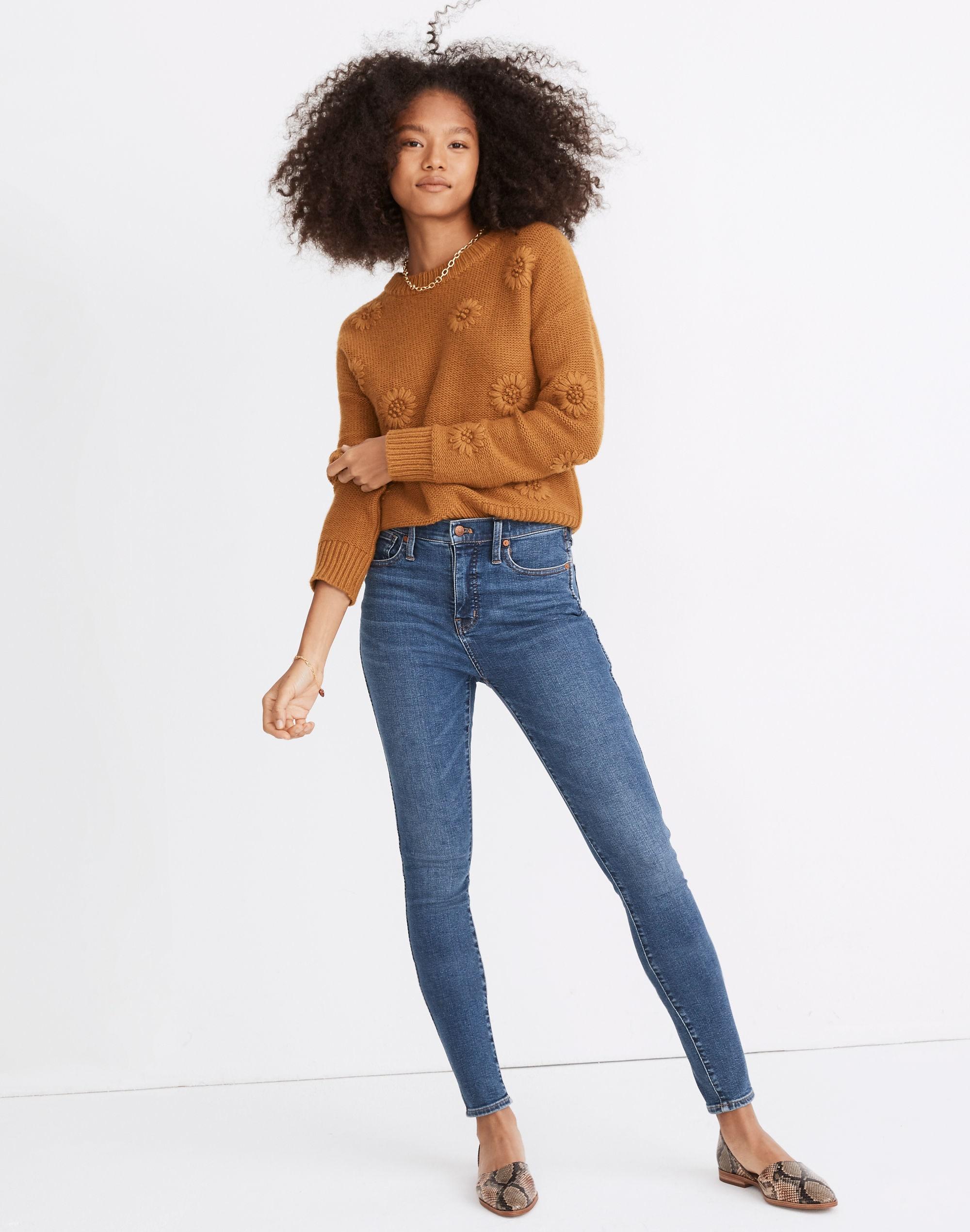 MW Petite 10" High-rise Skinny Jeans in Blue | Lyst