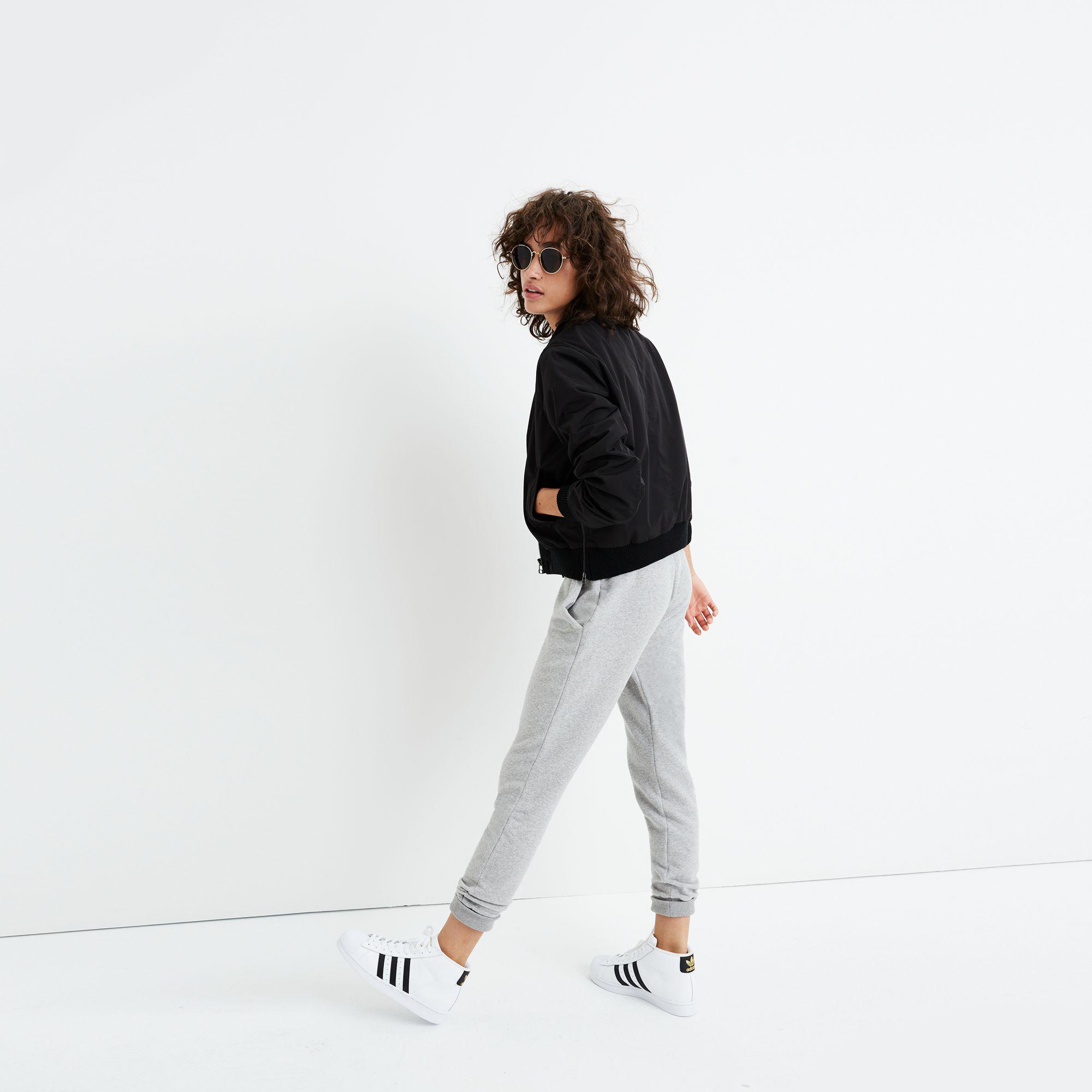 side zip bomber jacket