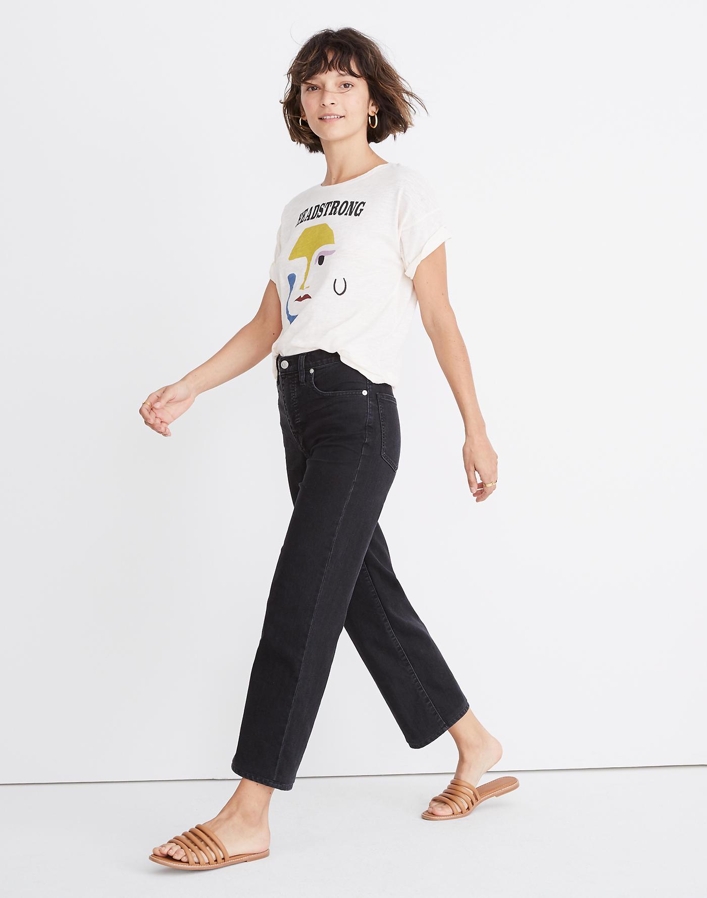 Madewell Denim Petite Slim Wide-leg 