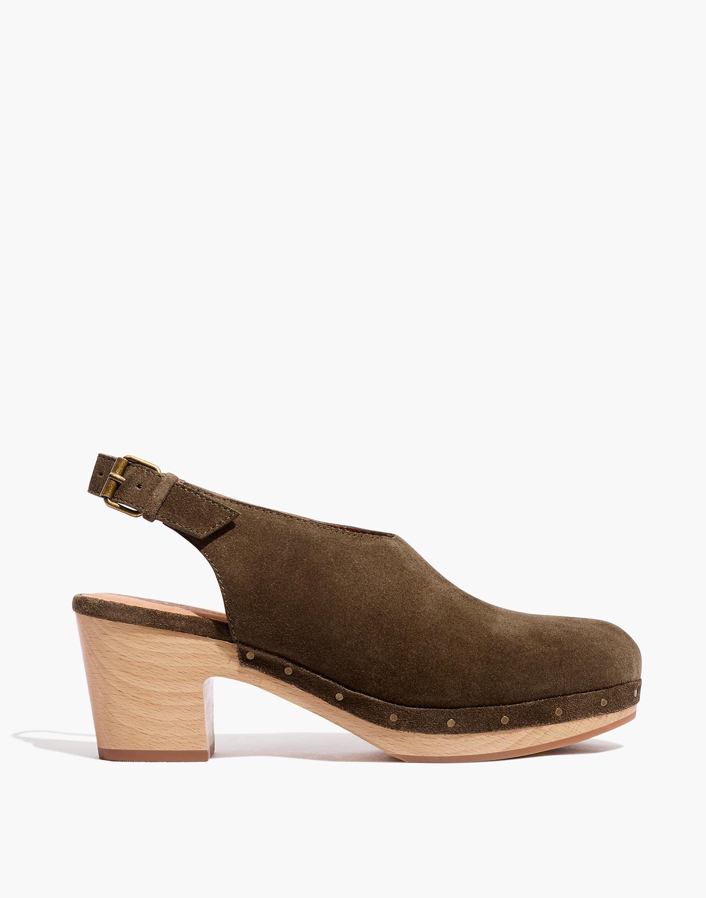 the marlo slingback clog in leather