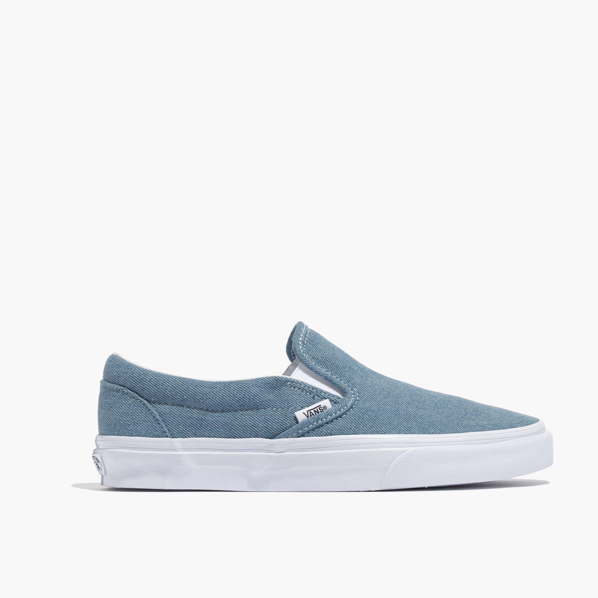 vans washed denim