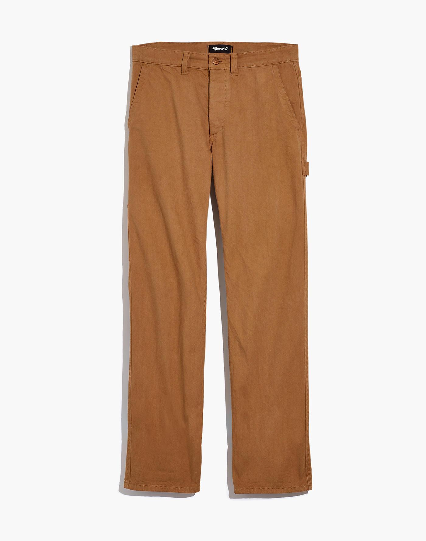 Madewell Flannel Carpenter Pants in Brown for Men - Lyst