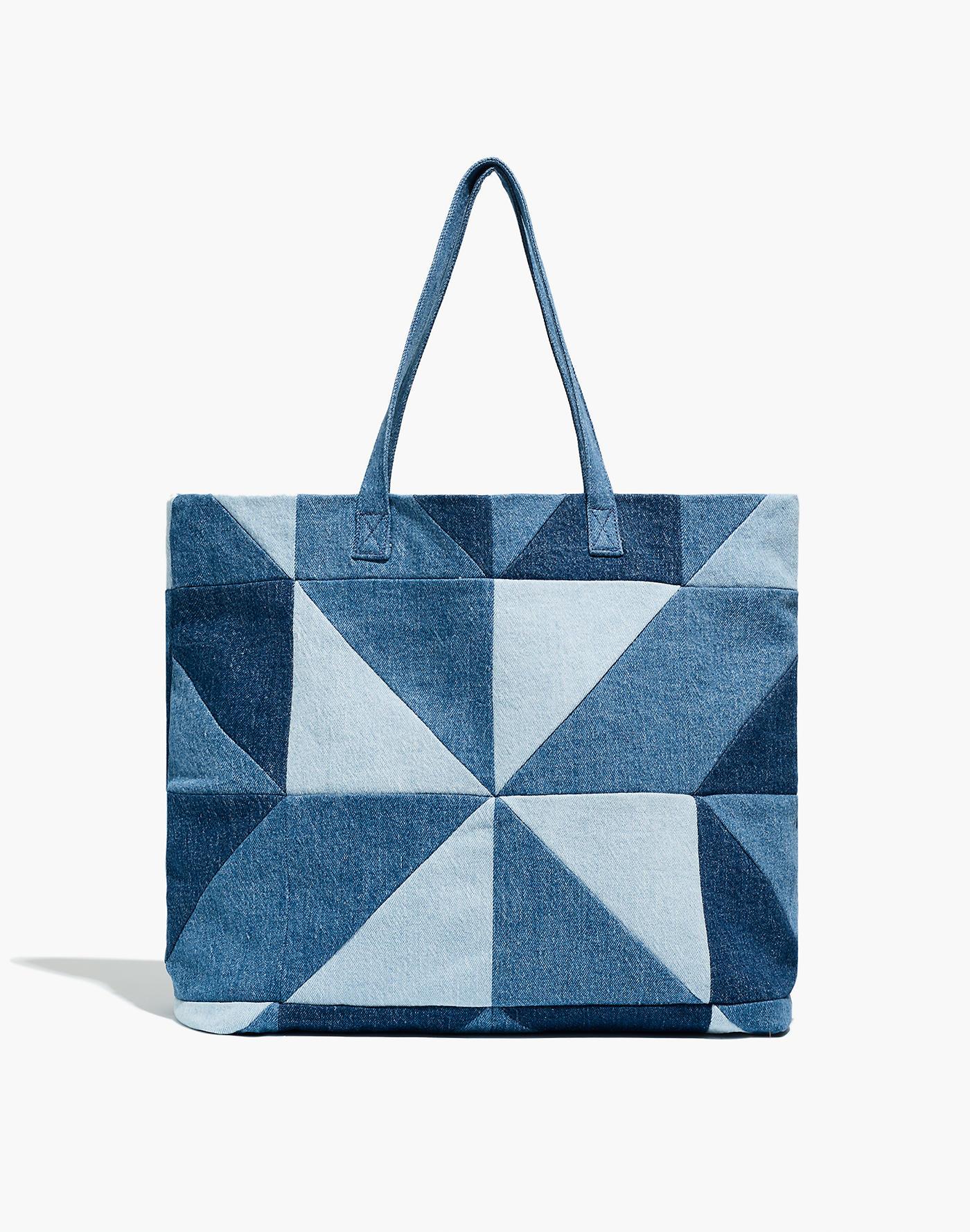 Denim Slouch Bag | Unique Upcycled | She-bang Shop
