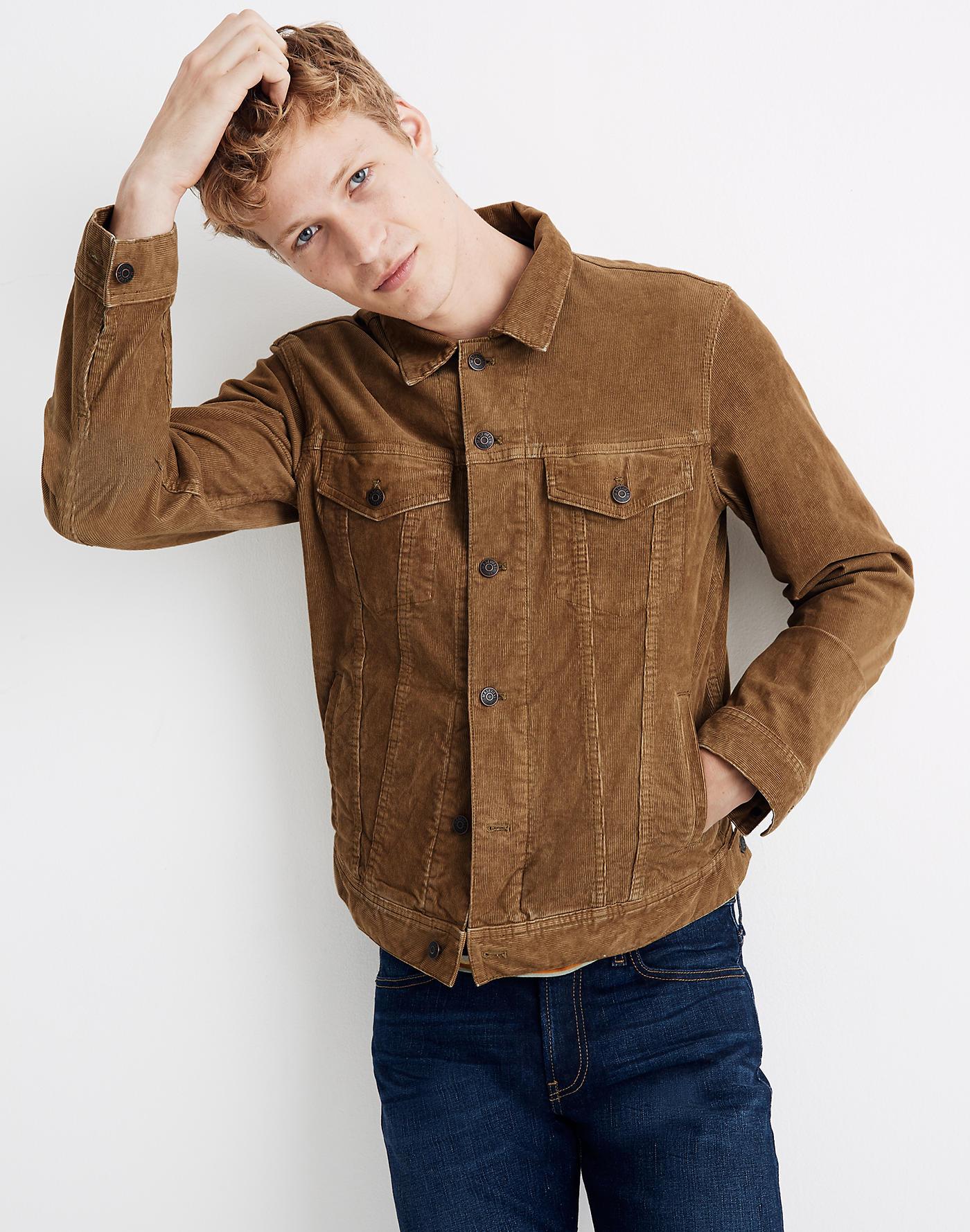 corduroy jean jacket mens