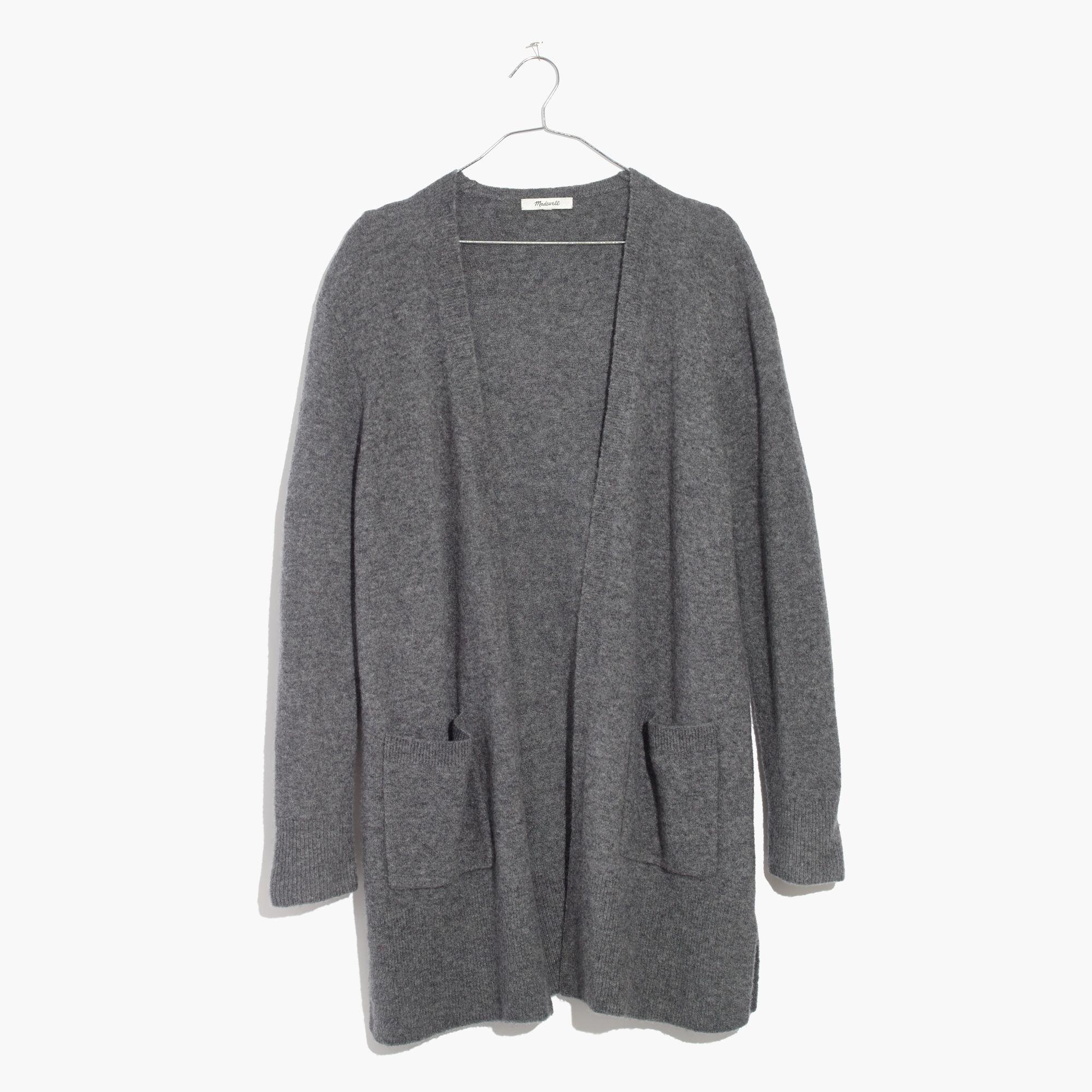 madewell gray cardigan