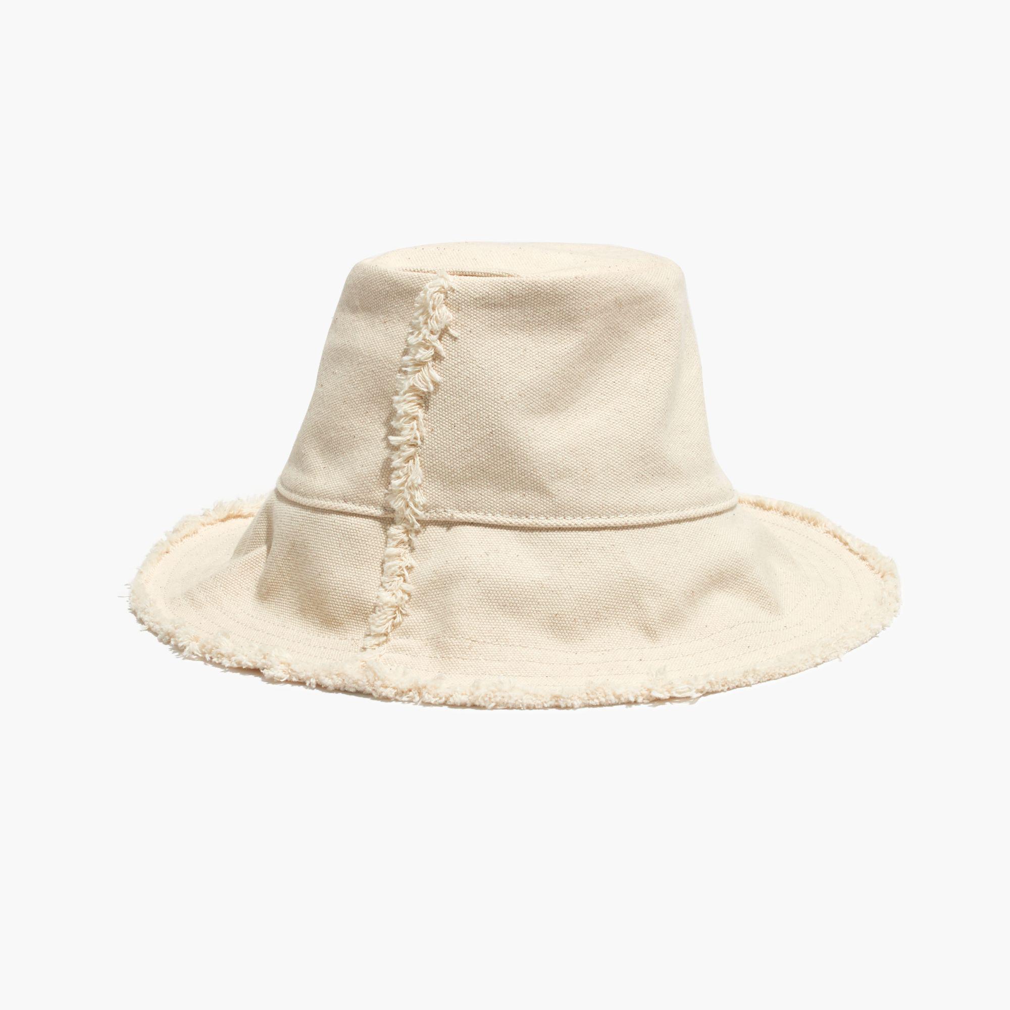 Madewell Canvas Bucket Hat in Natural - Lyst