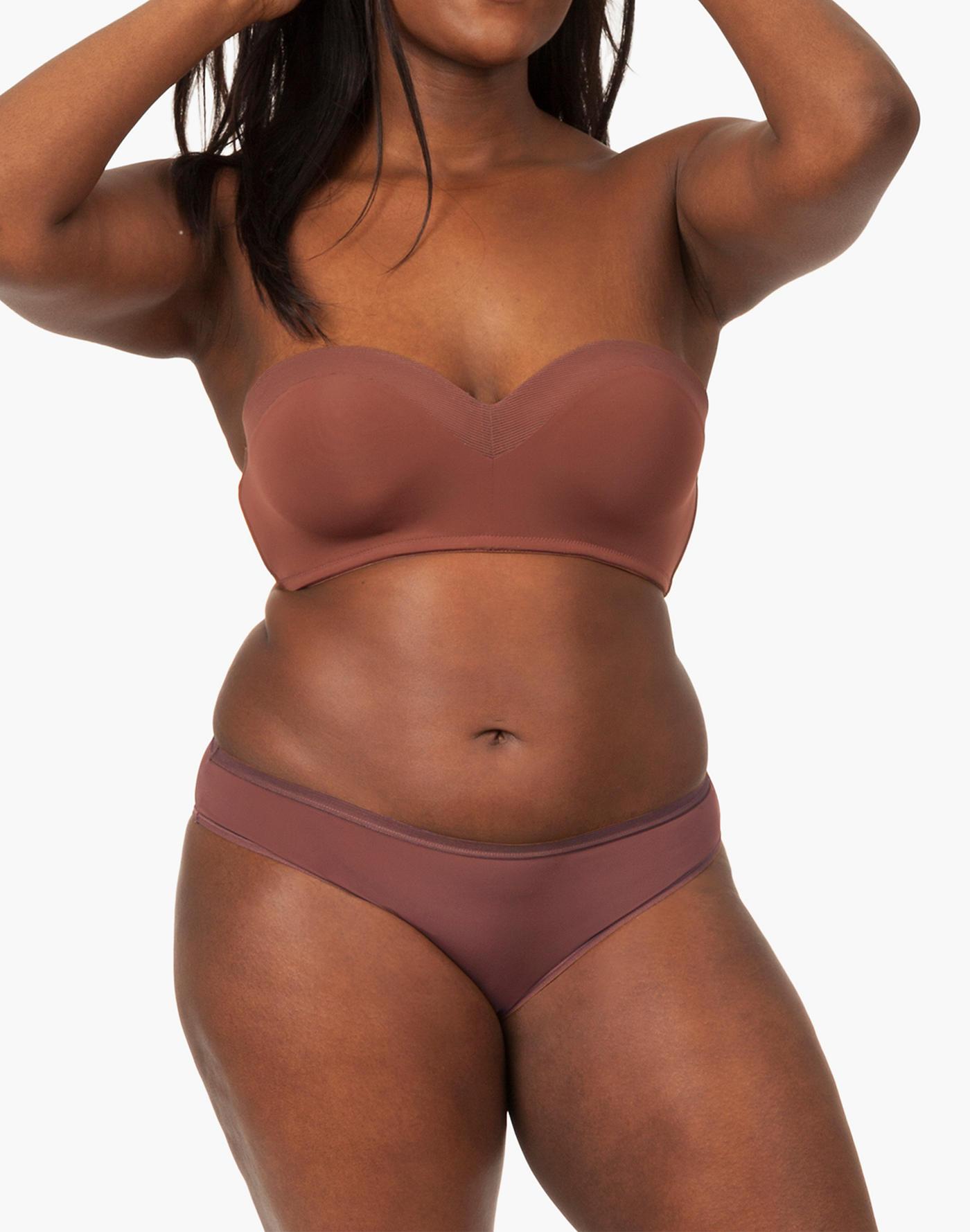 Madewell Synthetic Lively™ Nowire Strapless Bra in Chocolate (Brown) Lyst