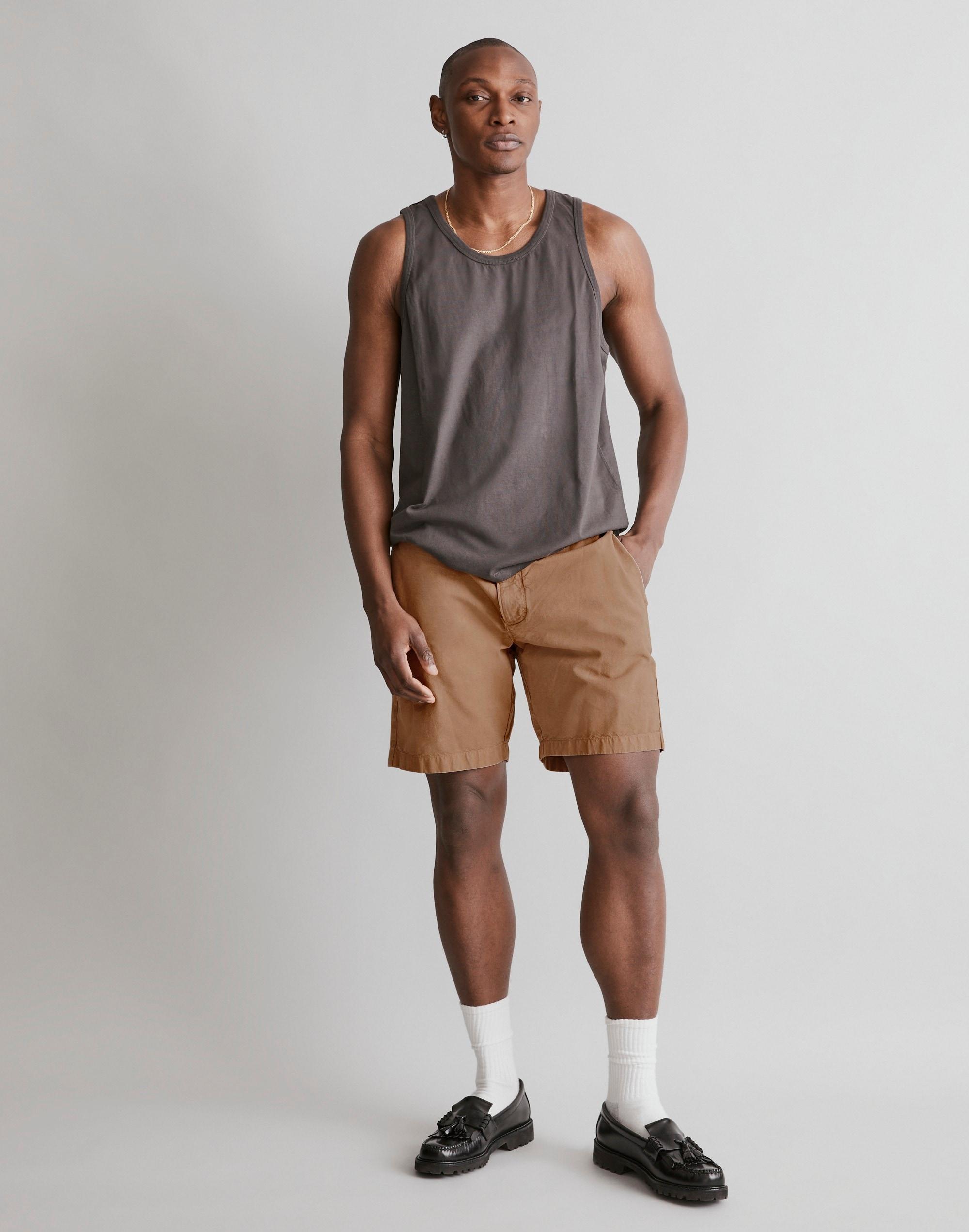 MW Hemp-cotton-blend Oversized Shorts in Brown for Men | Lyst UK