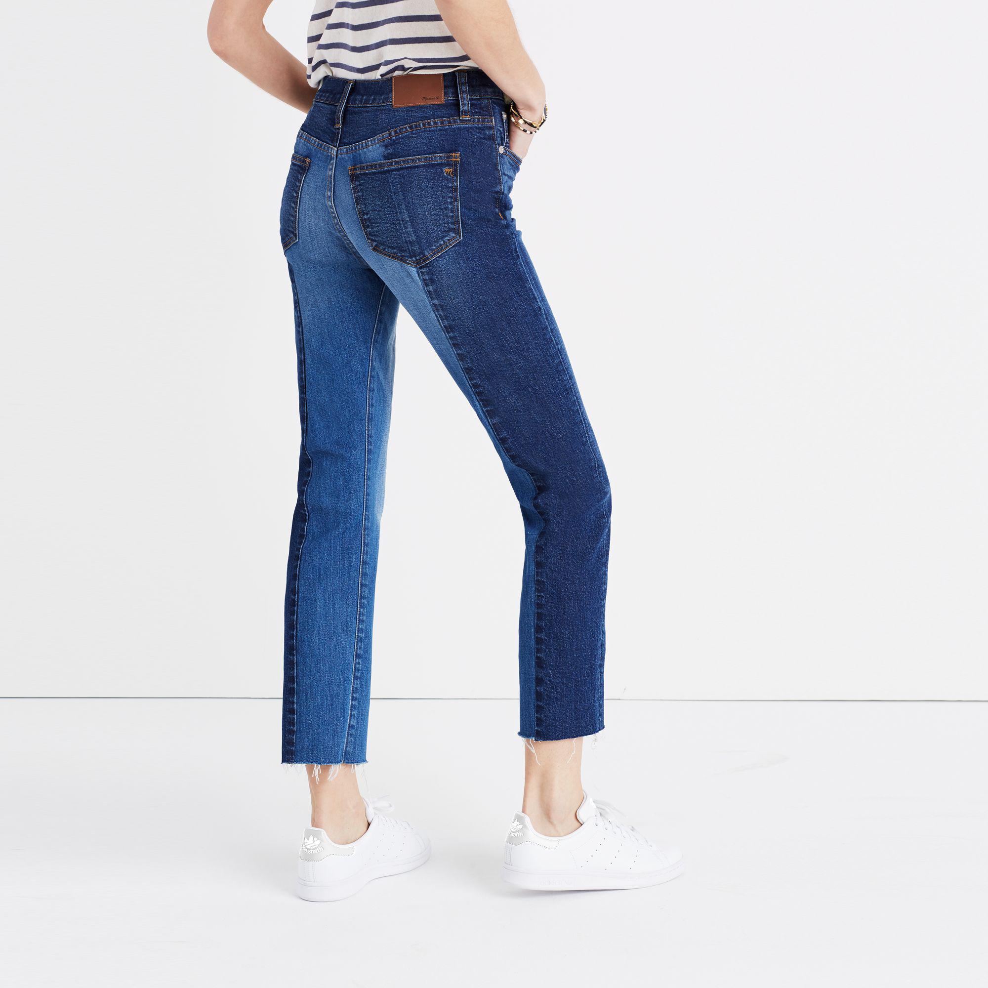 madewell straight leg crop jean