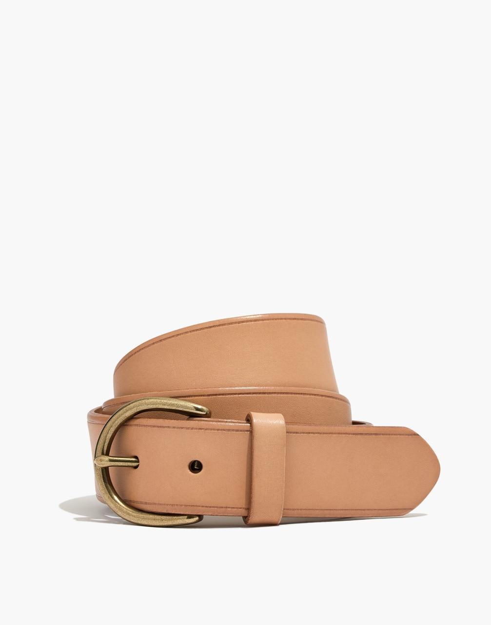Madewell Medium Perfect Leather Belt in Brown Lyst