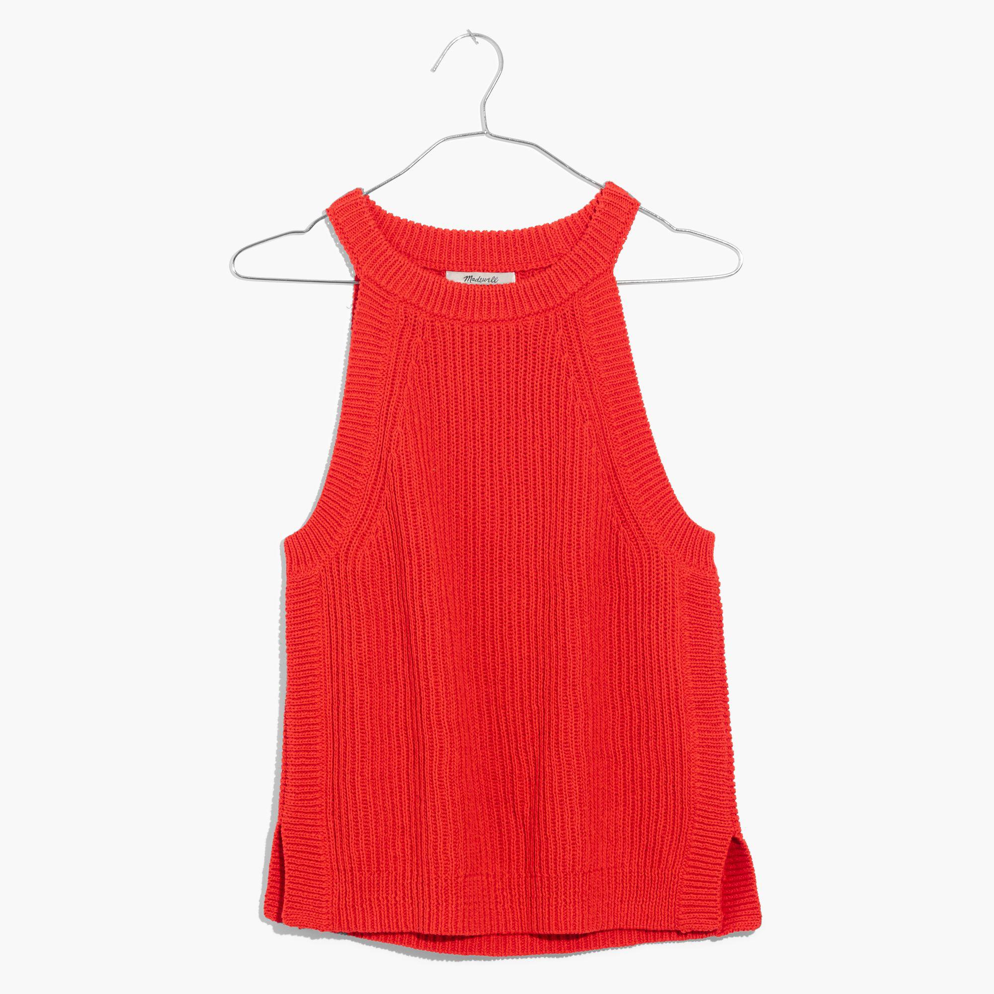 madewell valley sweater tank