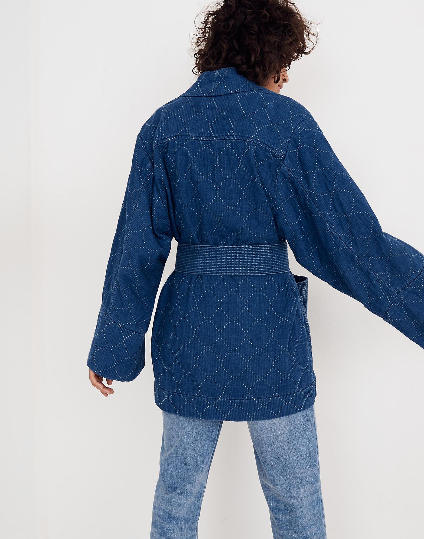 madewell denim wrap jacket