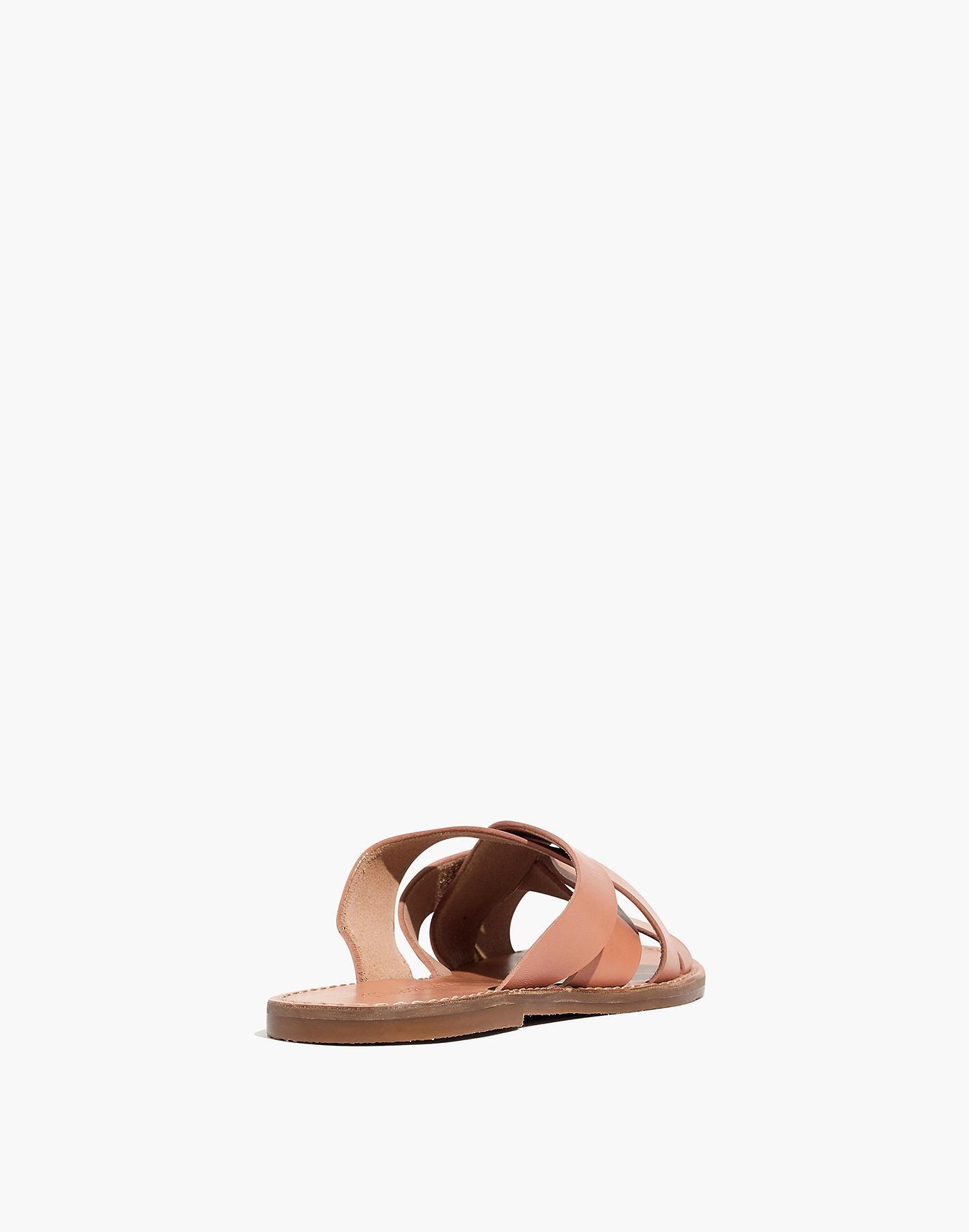 the boardwalk woven slide sandal