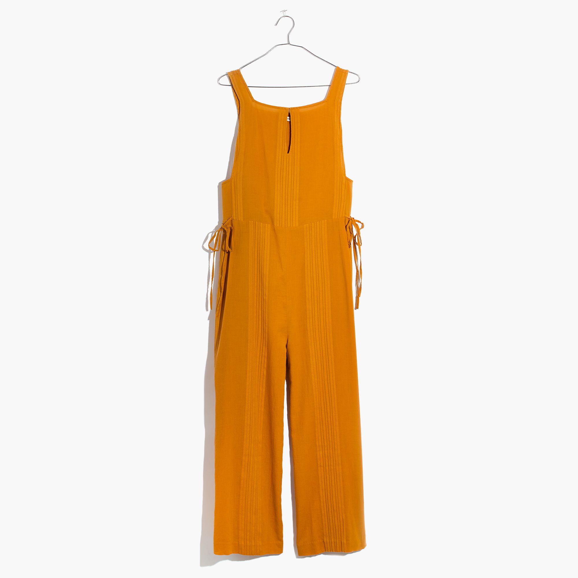 madewell yellow jumpsuit